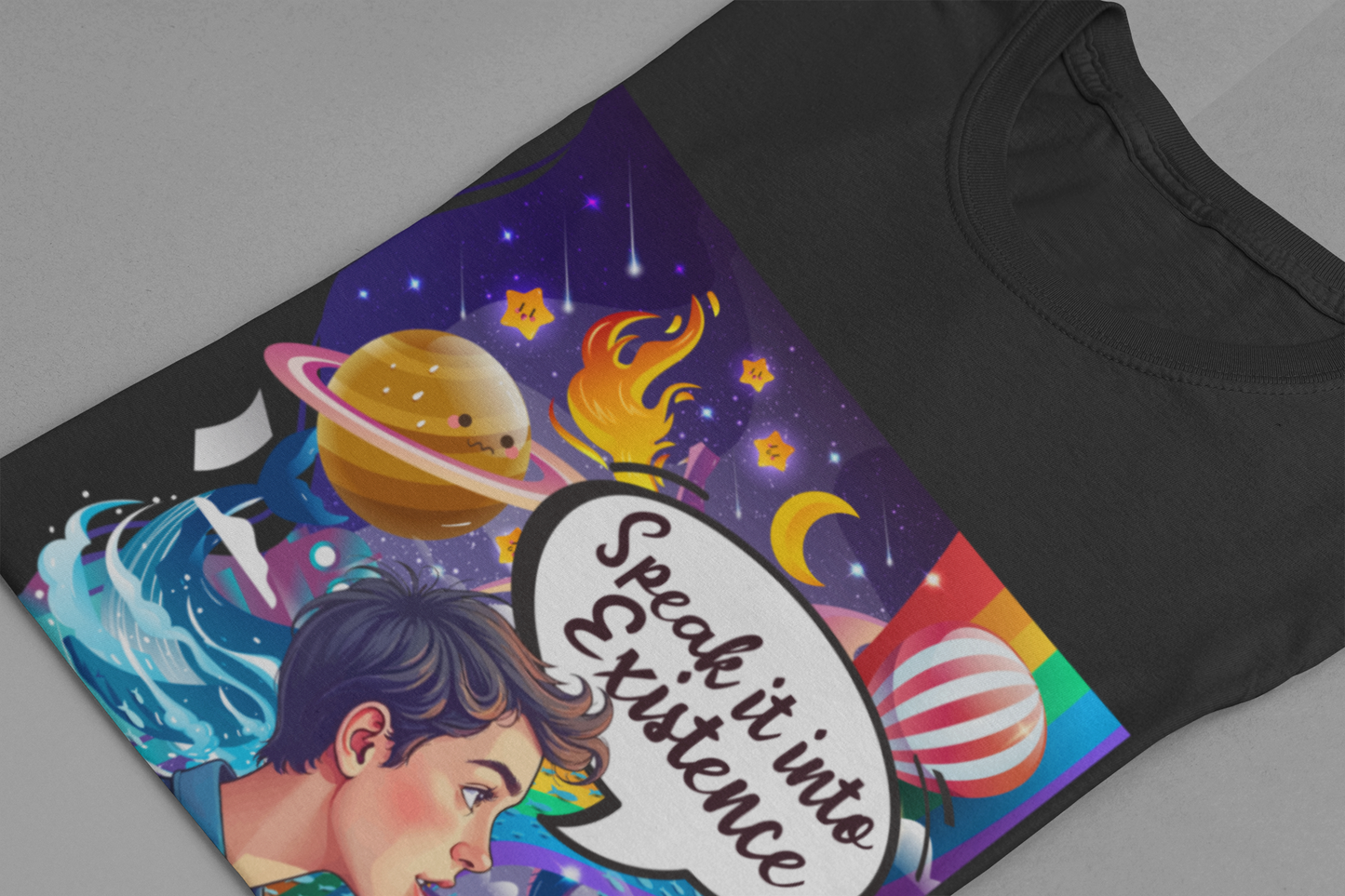 Speak It Into Existence Manifestation Positive Mindset T-Shirt