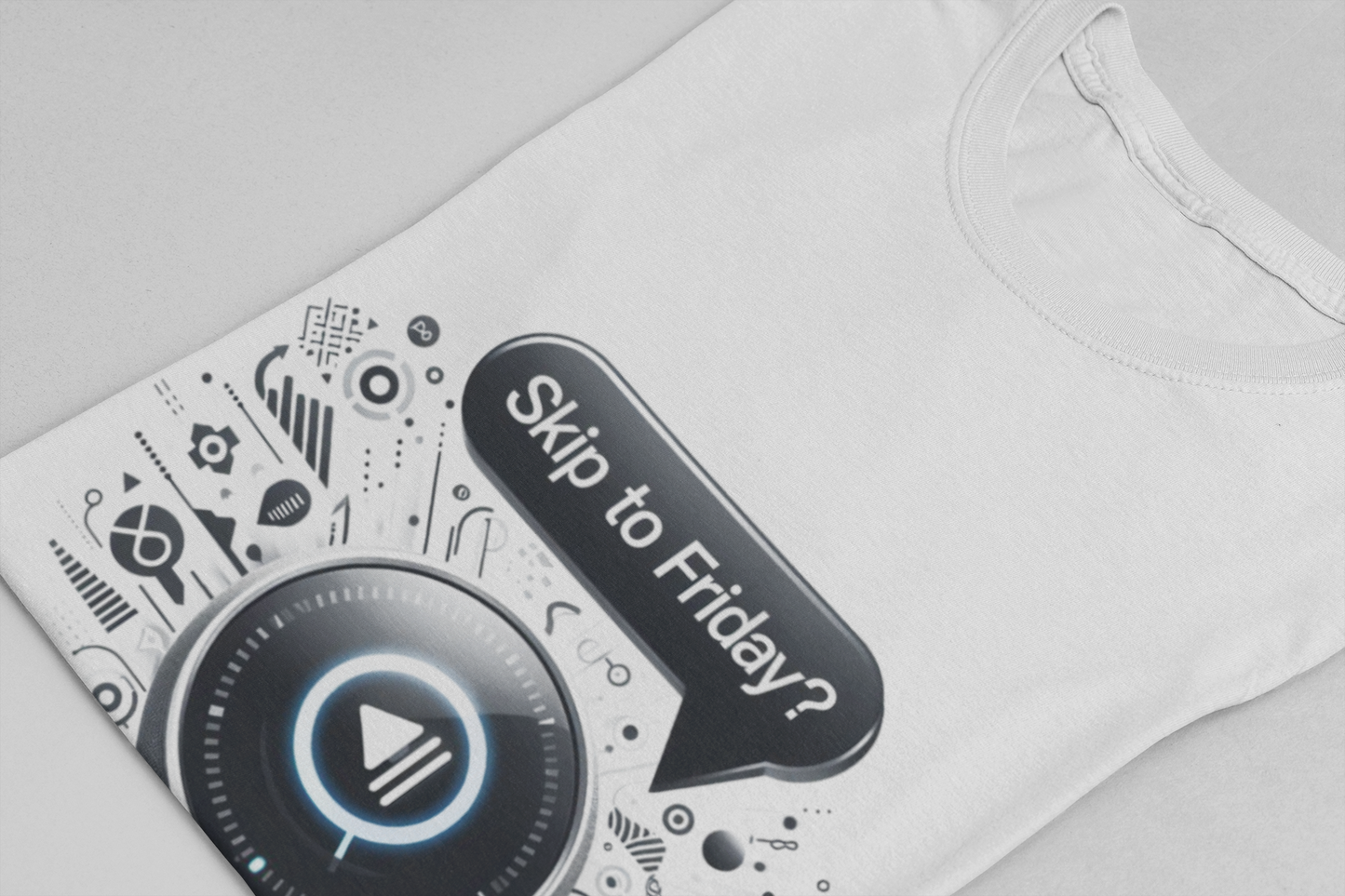 Alexa, Skip to Friday Skip to Friday & Weekend Loading | Media Icons Graphic T-Shirt