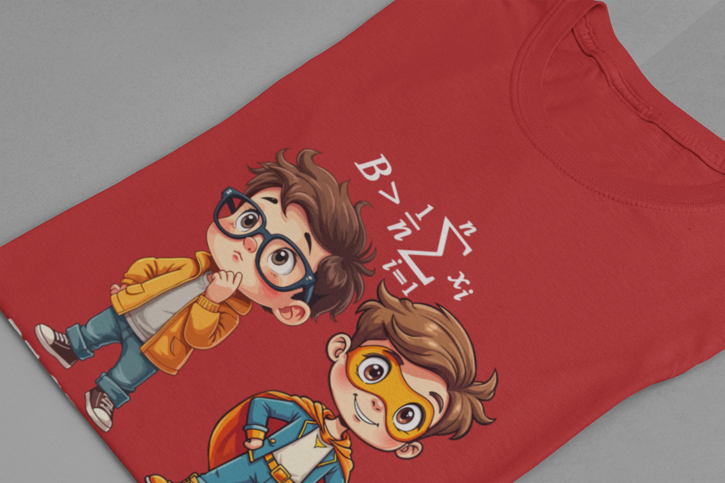 Be Greater Than the Average Tshirt – Super Boy Math Motivation