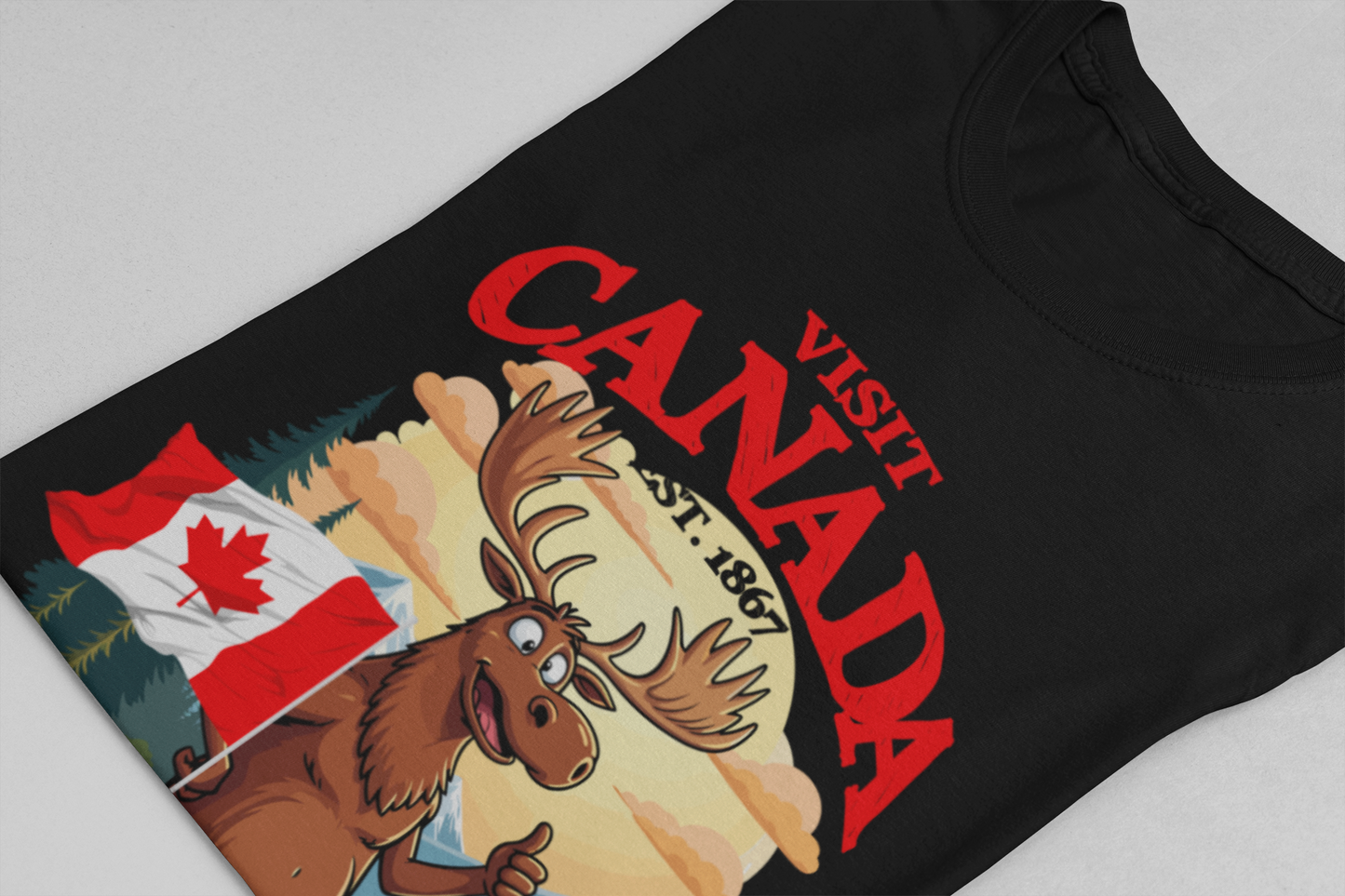 Visit Canada Moose Welcome T-Shirt