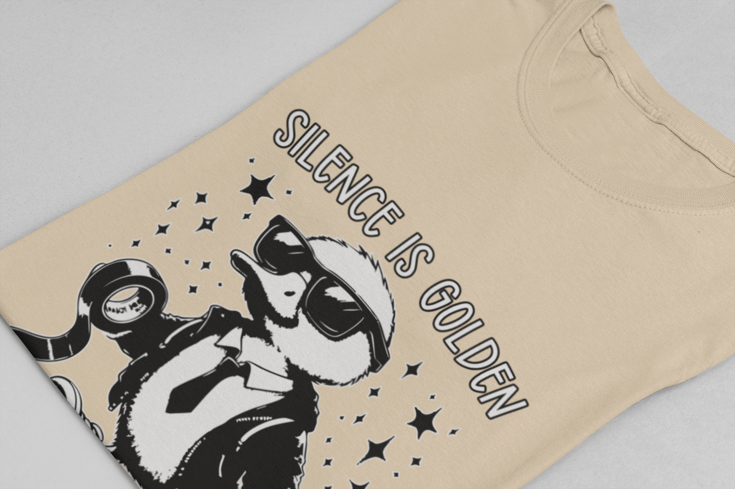 Silence Is Golden Duck Tape Is Silver T-Shirt – Funny Duck Graphic Tee