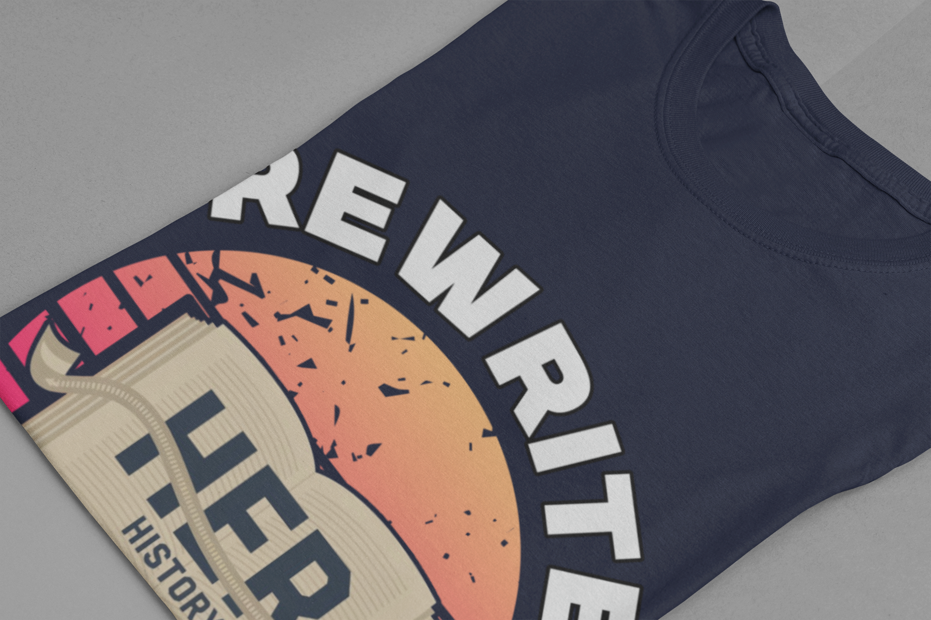 Rewrite The Narrative – HER History Open Book Empowerment Graphic T-Shirt