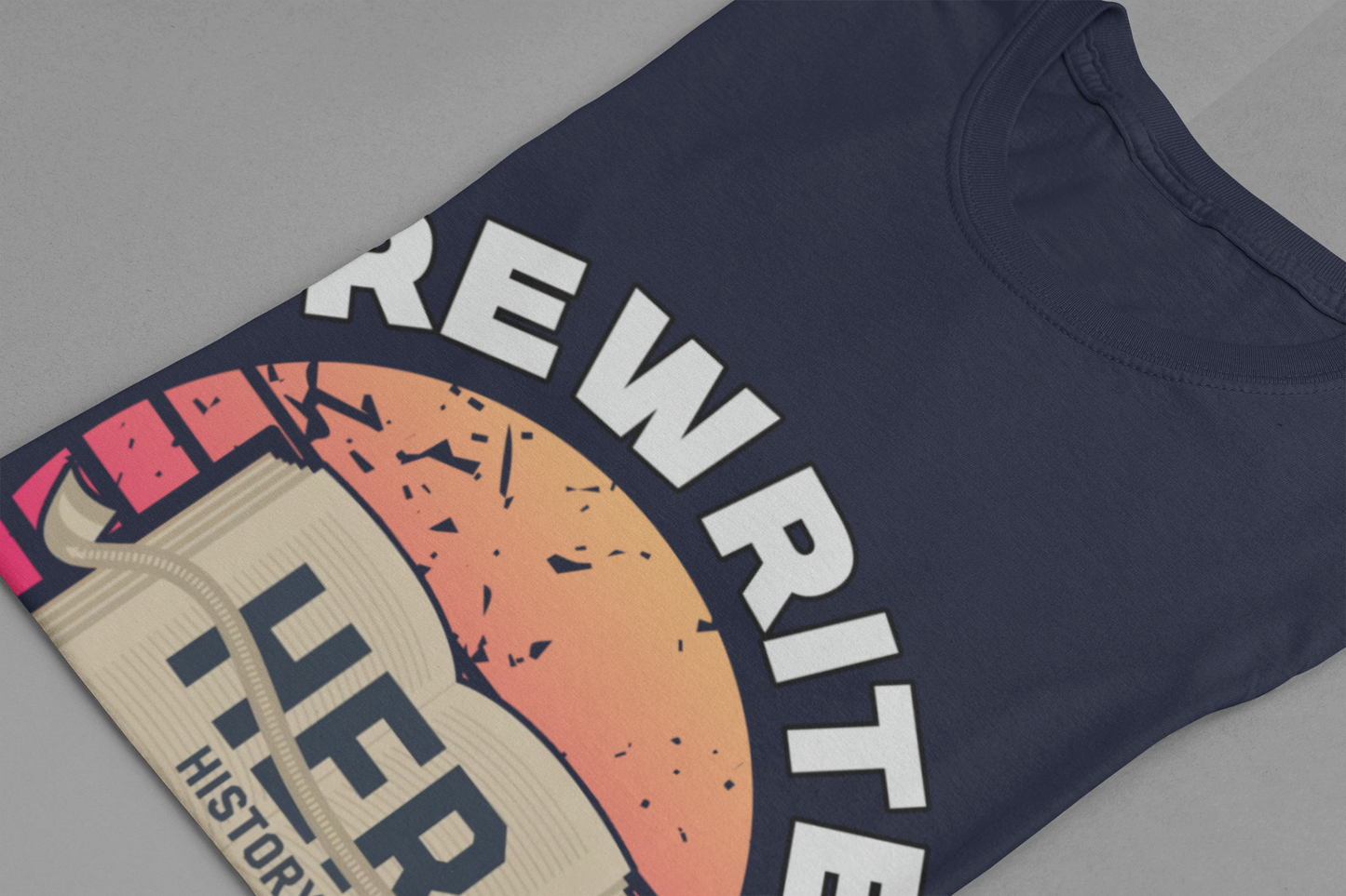 Rewrite The Narrative – HER History Open Book Empowerment Graphic T-Shirt