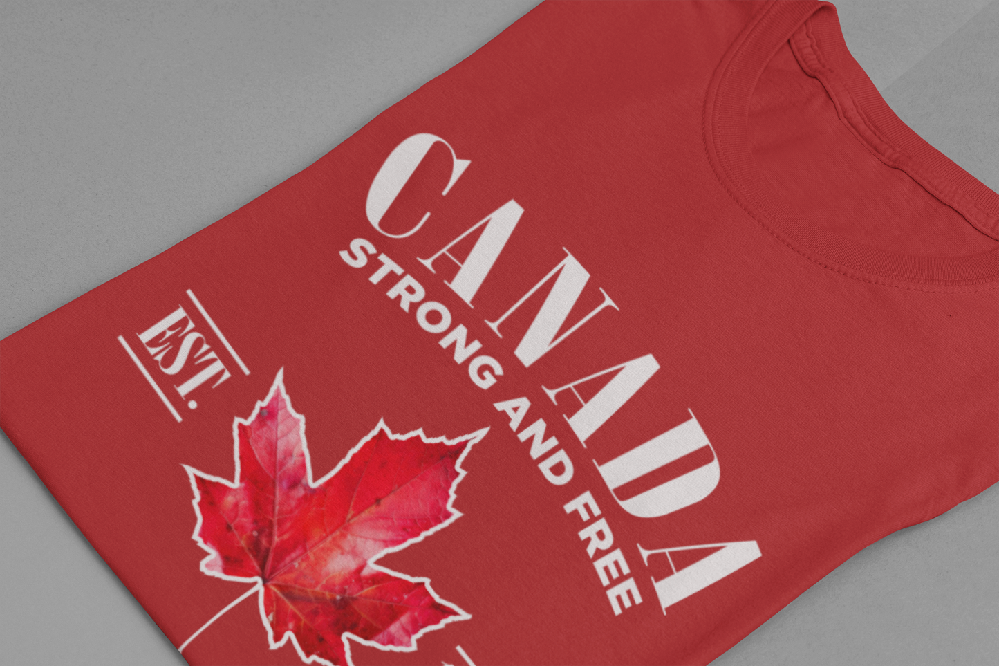 Canada Strong and Free True Maple Heritage T-Shirt