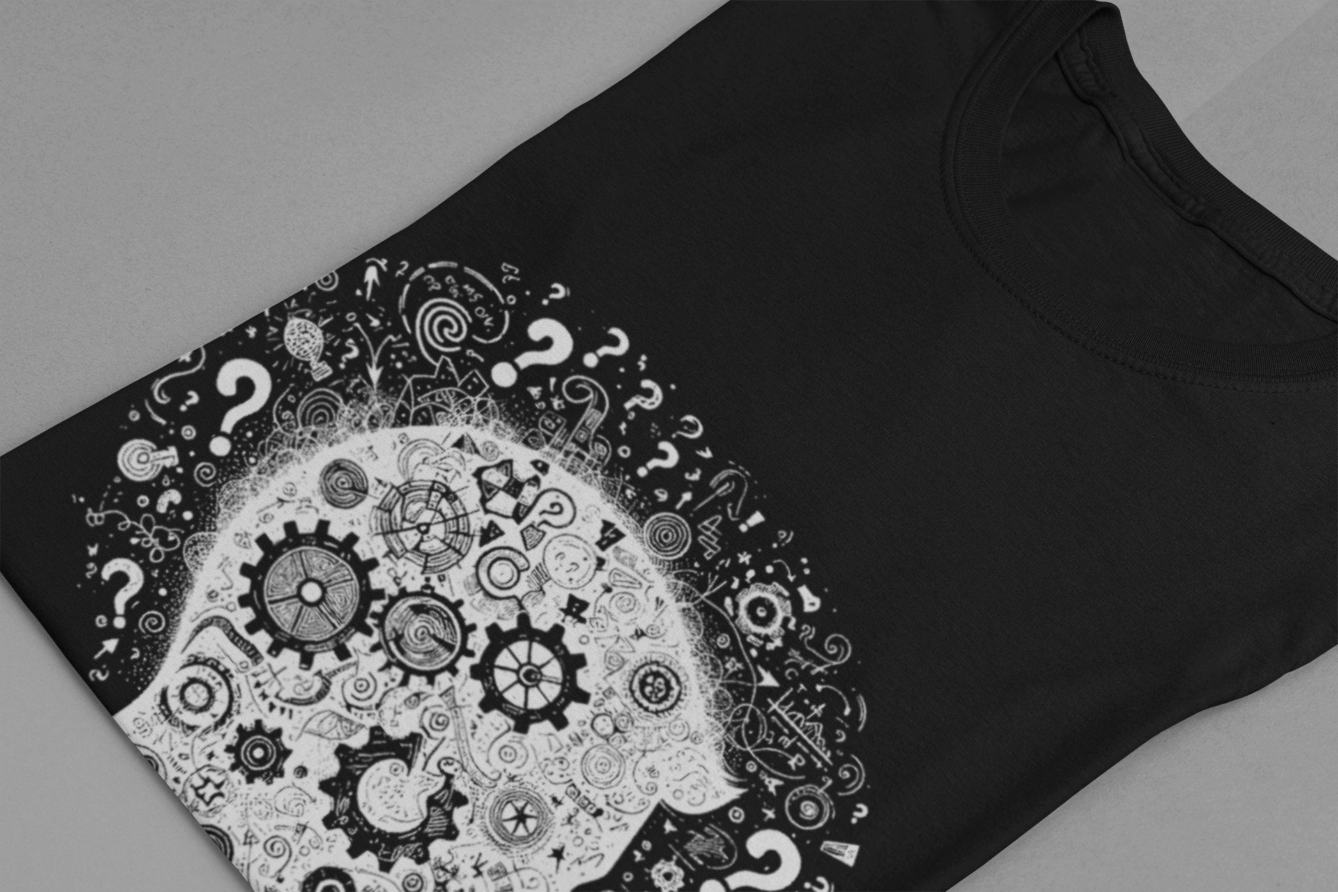 Processing... | Quirky Thinking Face T-Shirt