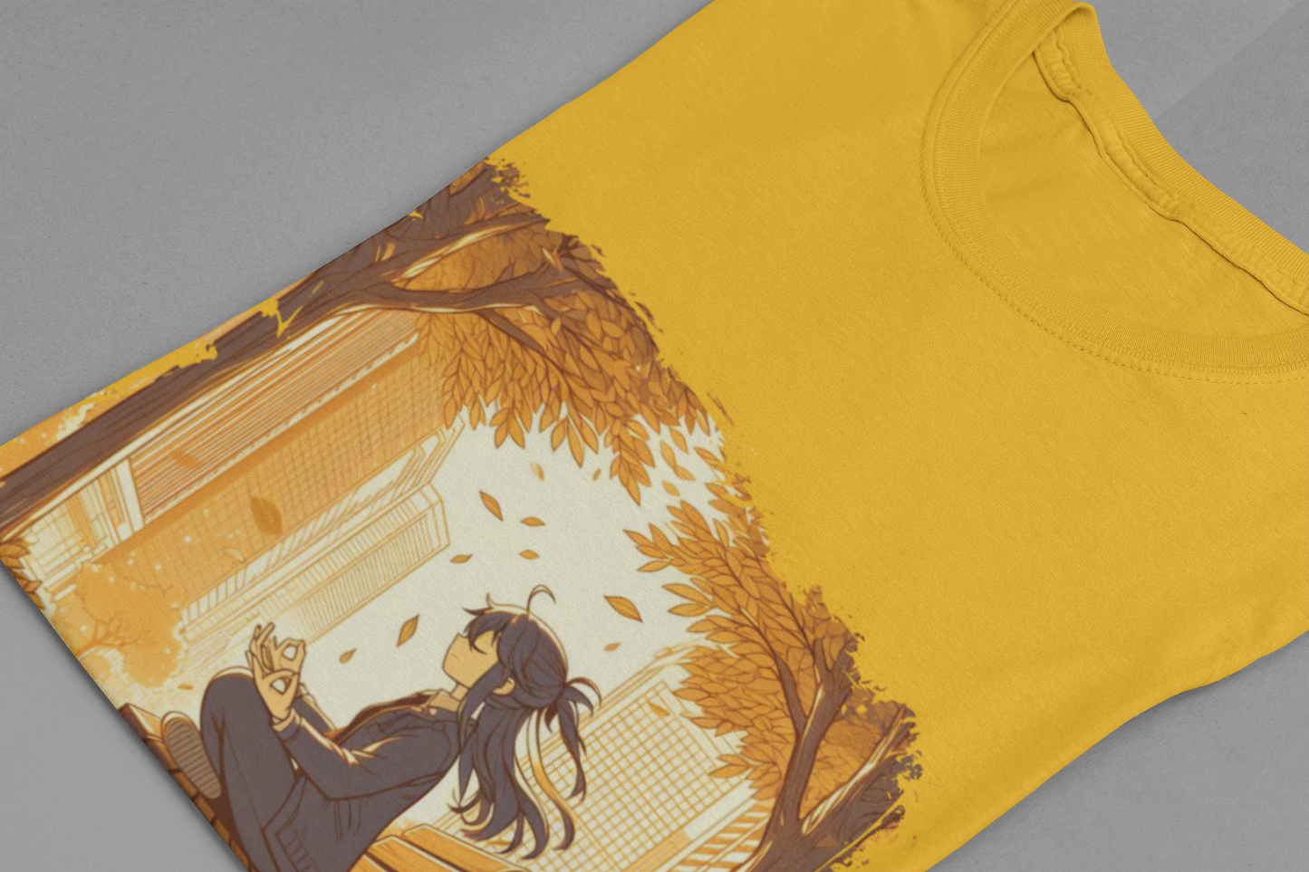 Urban Nature Meditating Girl Peace in the City T-Shirt