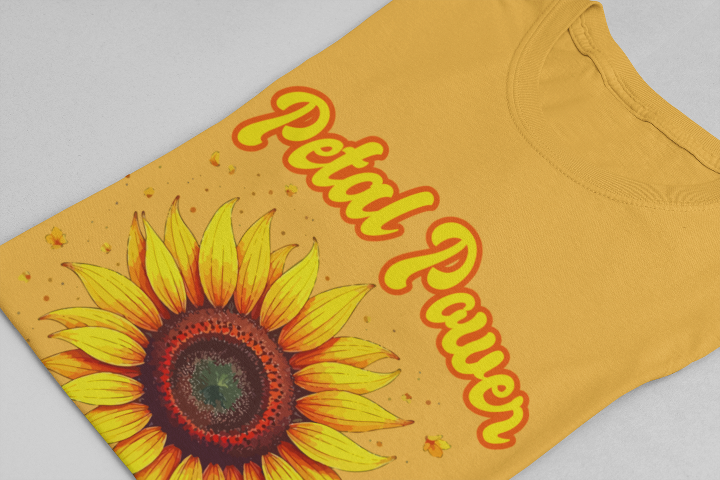 Petal Power Tee, Floral Mood Shirt, Garden Girl Top, Spring Energy Graphic, Nature Strength Gift Tee