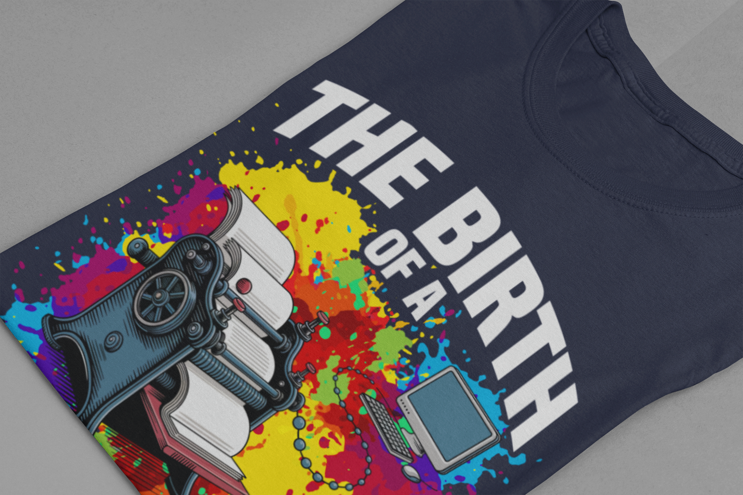 Printing Press Changed Everything Tee, History Milestone Shirt, Literature Revolution Tee, Invention Graphic Top, Educator Gift