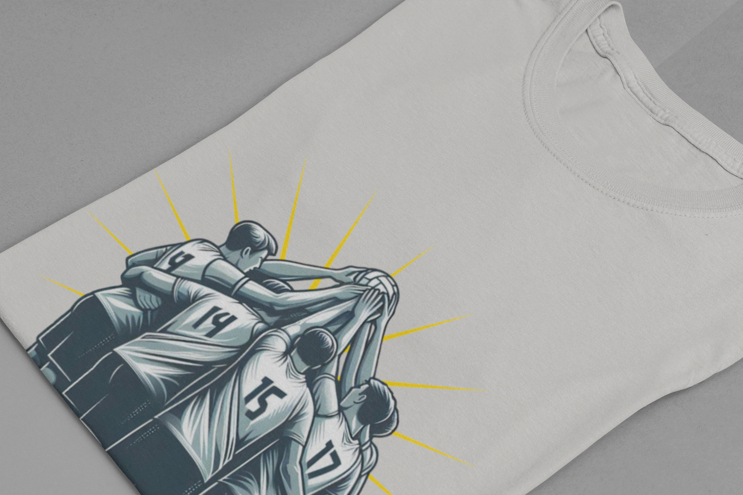 One Team One Goal – Team Huddle Unity Graphic T-Shirt