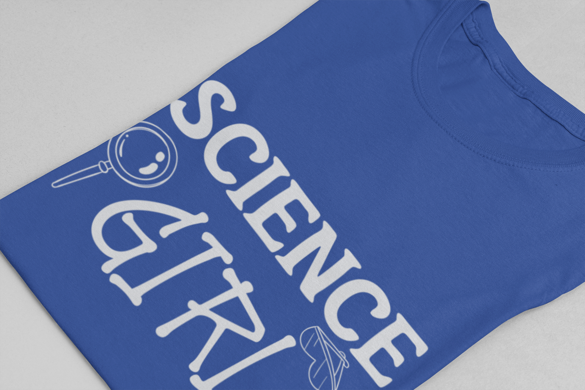 Science Girl T-Shirt – Cute STEM Graphic with Lab Equipment for Women and Girls