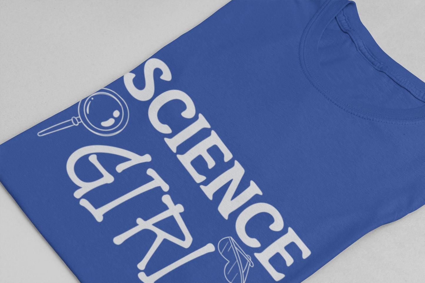 Science Girl T-Shirt – Cute STEM Graphic with Lab Equipment for Women and Girls