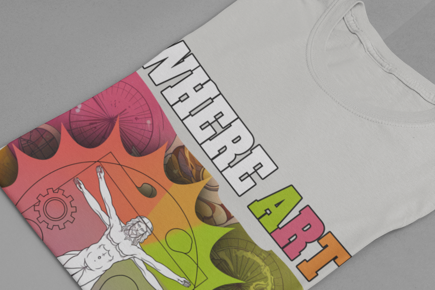 Where Art Meets Science Tshirt – The Renaissance Changed Everything Graphic