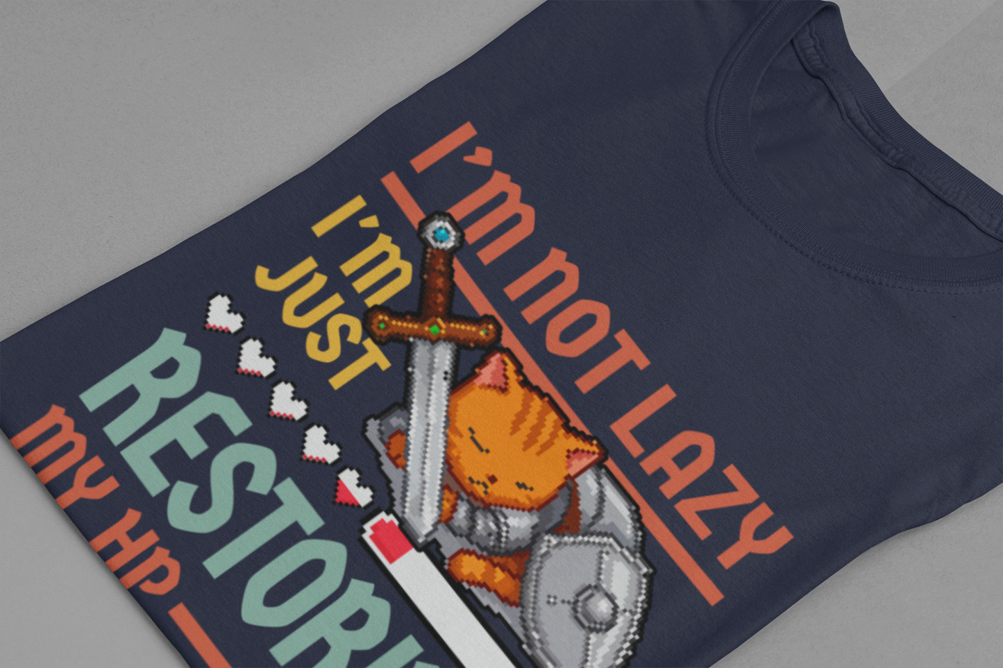 I’m Not Lazy I’m Just Conserving Energy Like a Pro Tee, Cat Nap Humor Shirt, Feline Chill Graphic Tee, Funny Mood Top