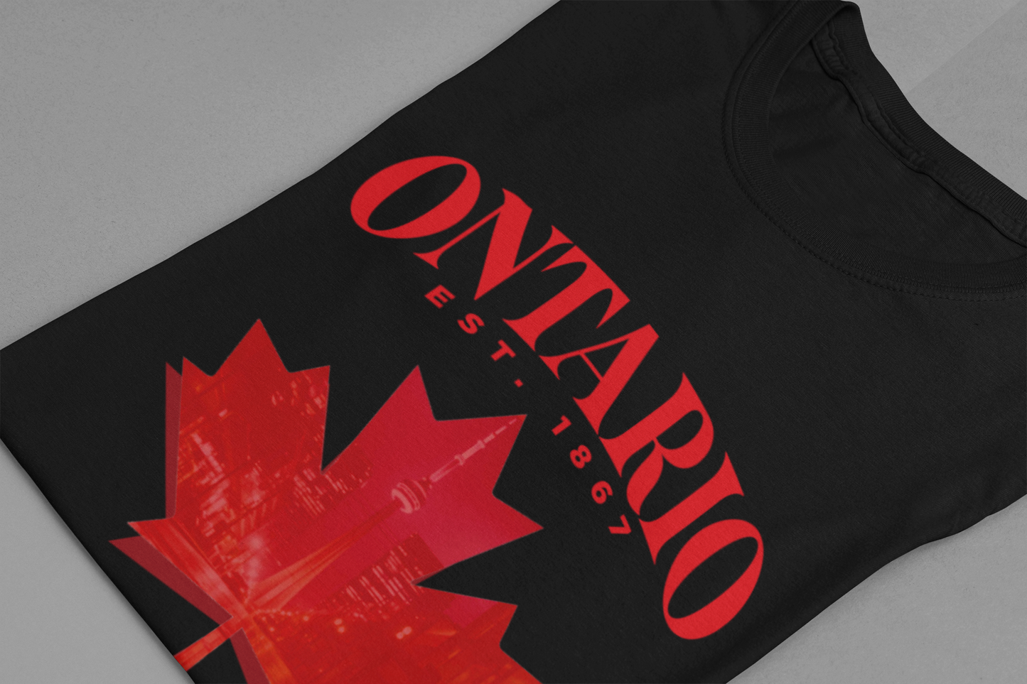 Ontario Skyline Maple Leaf T-Shirt