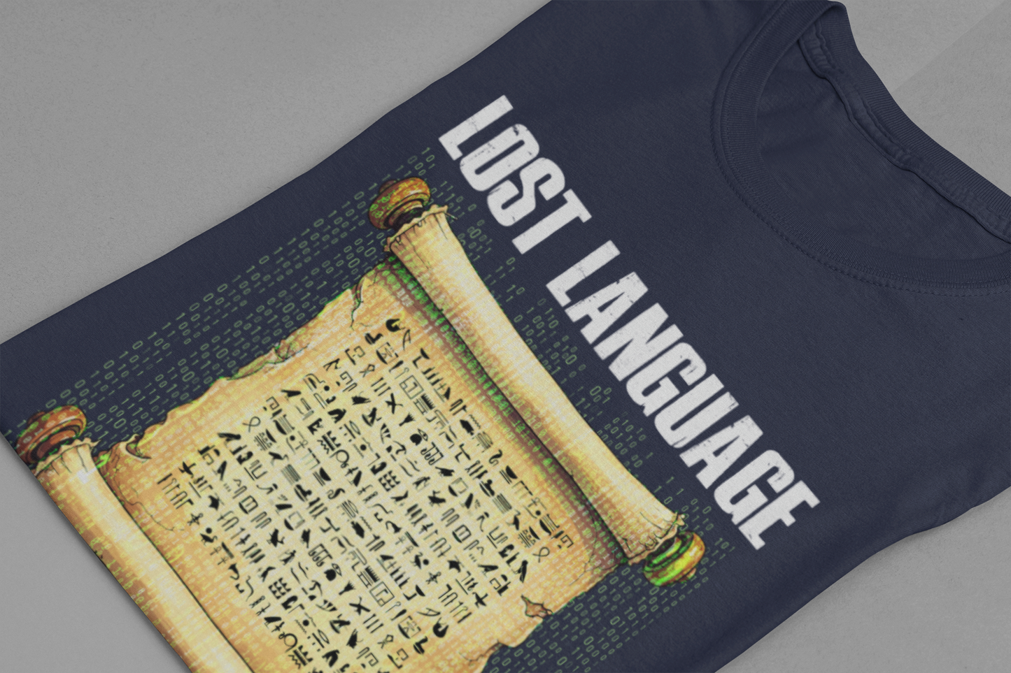 Lost Language Decoder Tee, Ancient Code Shirt, Linguistics Nerd Top, Script Symbol Graphic, Historian Puzzle Gift