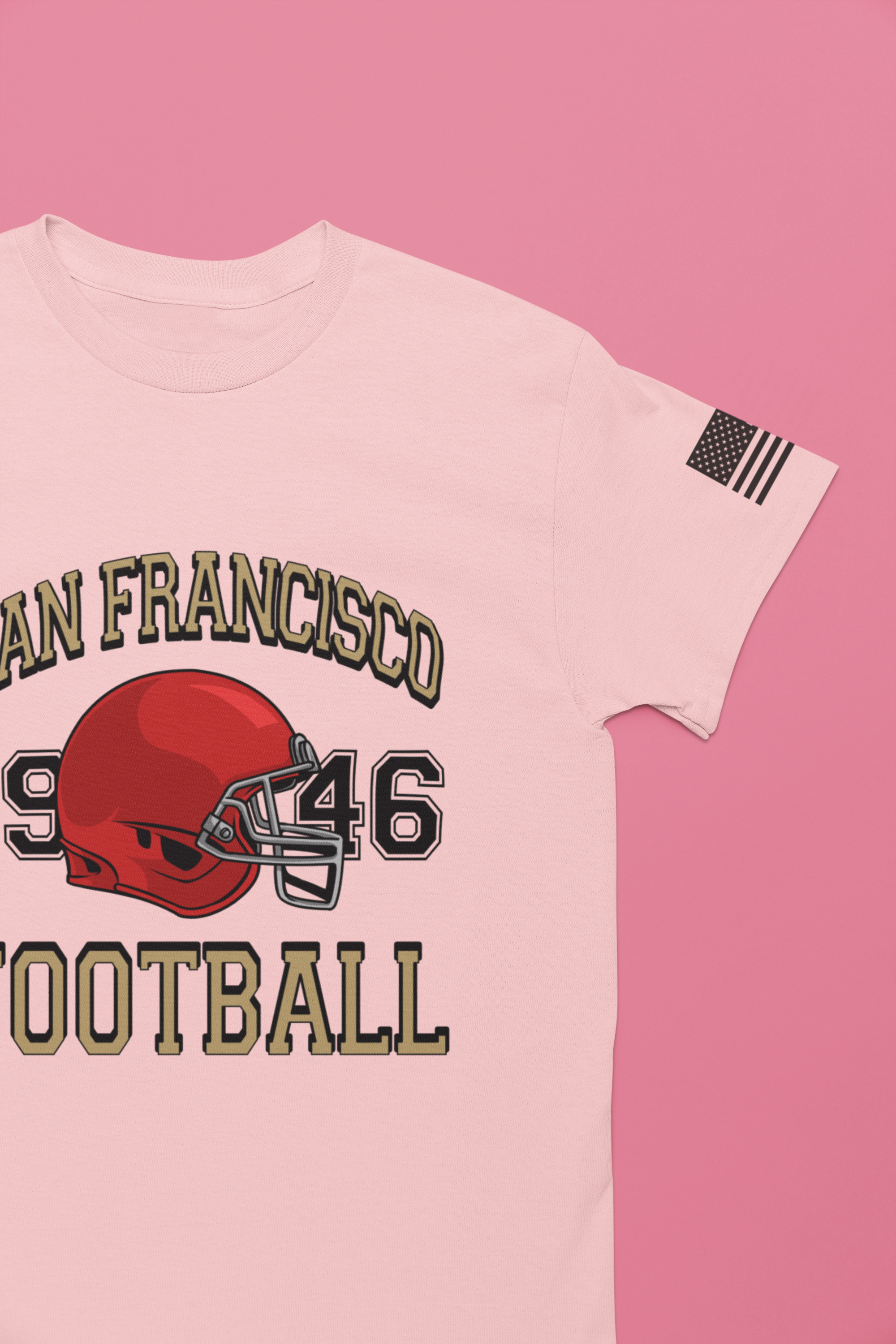 San Francisco Football T-Shirt, EST 1946 Collegiate Helmet Tee, SF Bay Area Football Fan Shirt, Retro Football Gift, Unisex