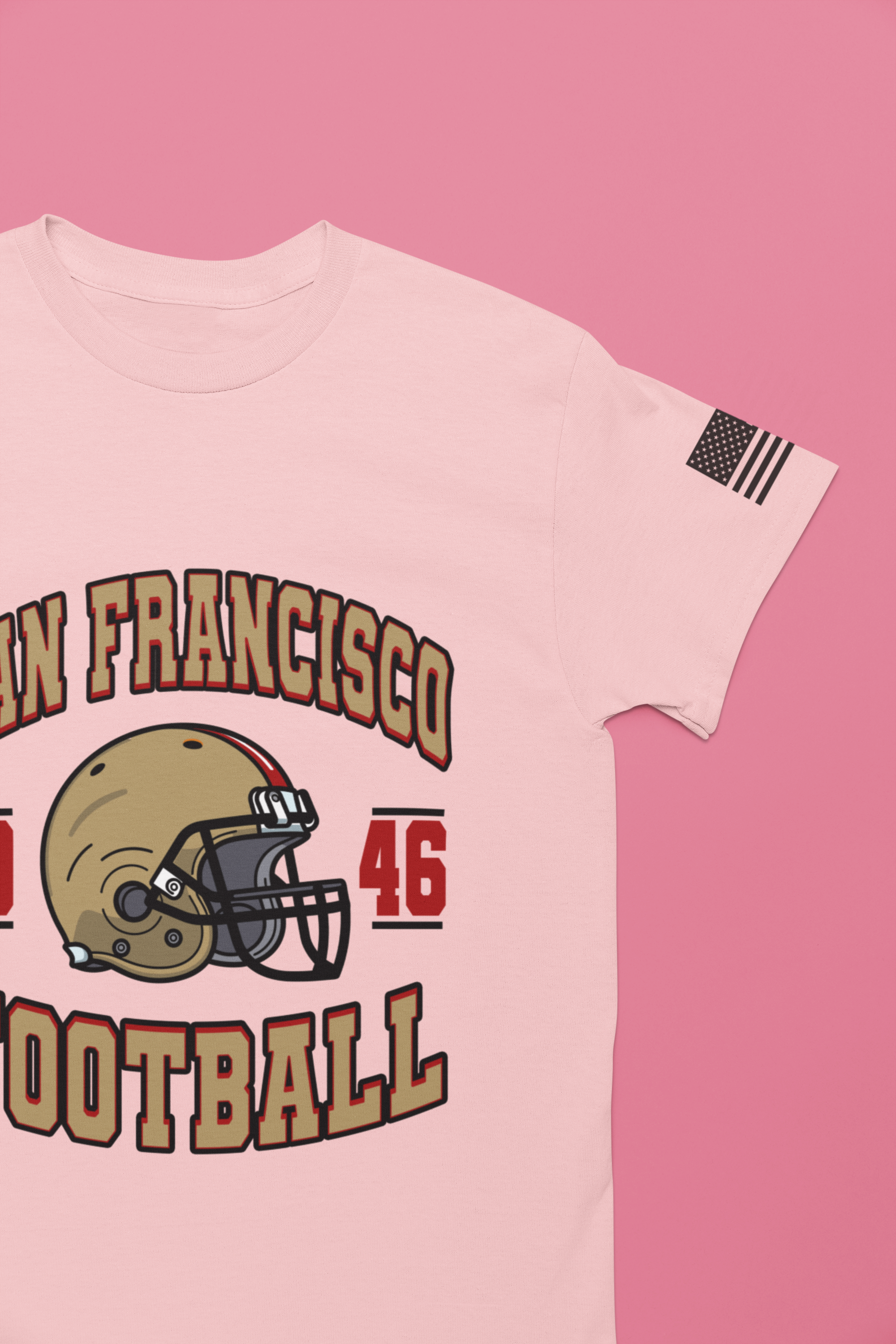 San Francisco Football T-Shirt, 1946 Arch Helmet Graphic Tee, SF Bay Area Fan Shirt, Vintage Retro Football Shirt, Unisex