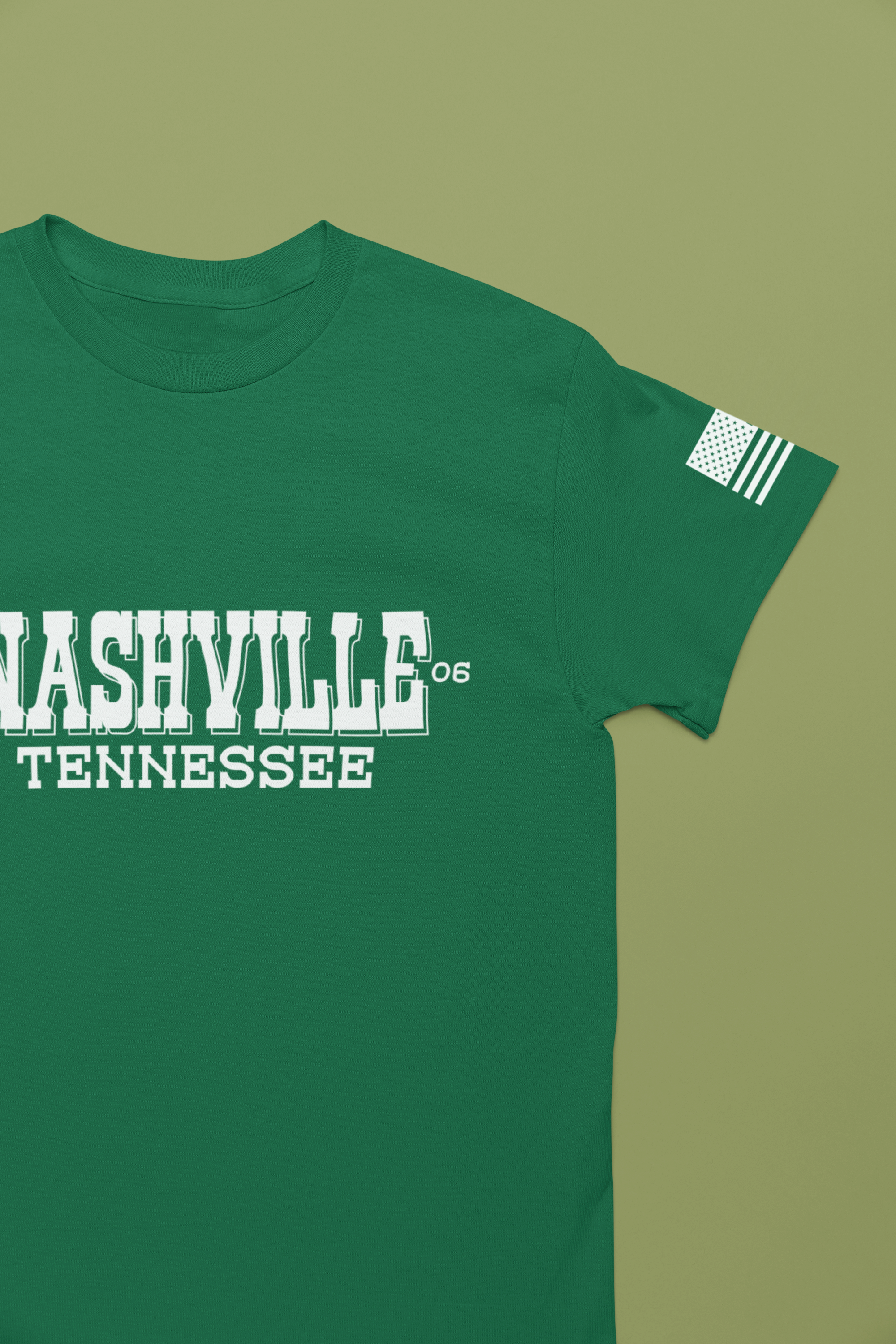 Nashville Tennessee 1806 T-Shirt – Bold Collegiate Varsity Typography Graphic Tee