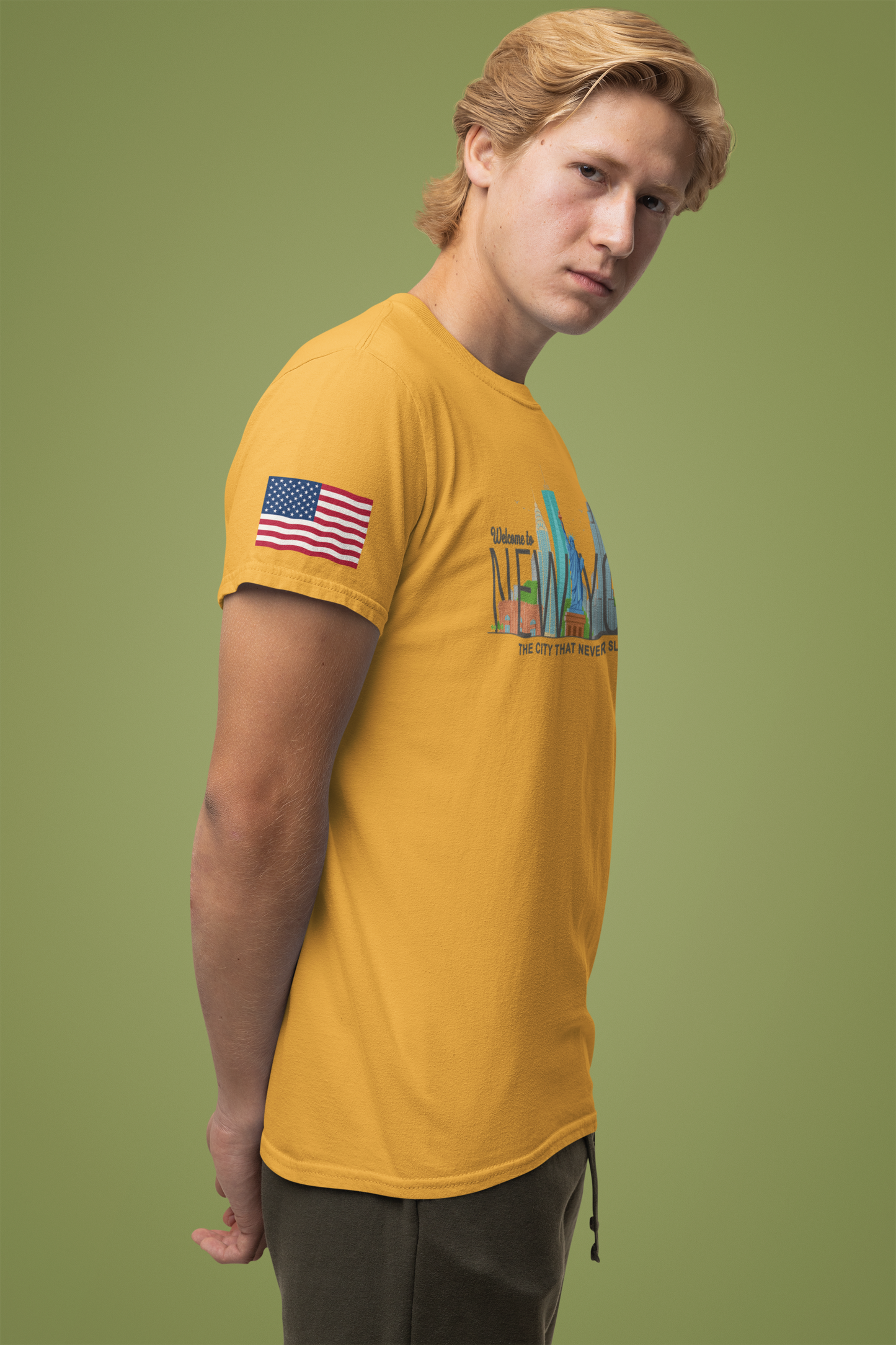 Welcome to New York T-Shirt - Colorful NYC Skyline Est 1624 City That Never Sleeps