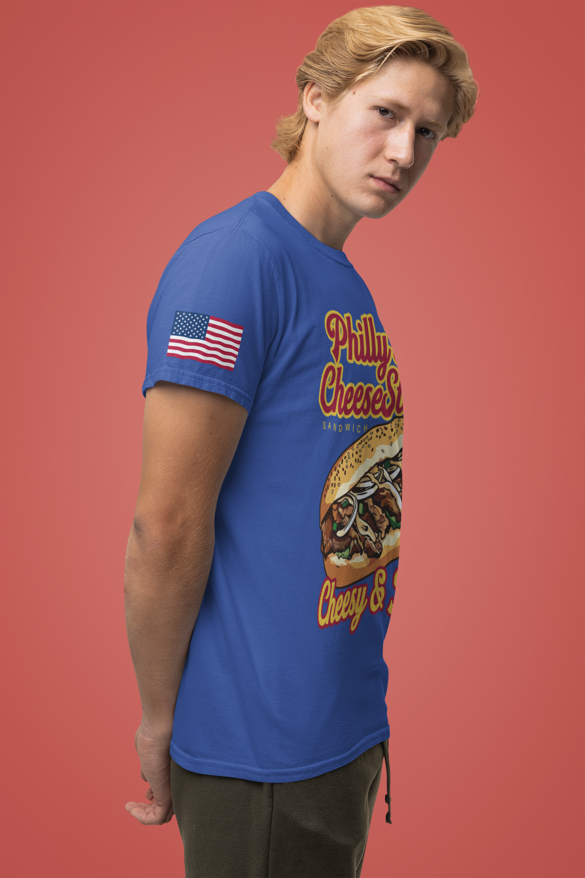 Philly's Cheesesteak T-Shirt – Since 1930 Cheesy & Juicy Sandwich Graphic Tee