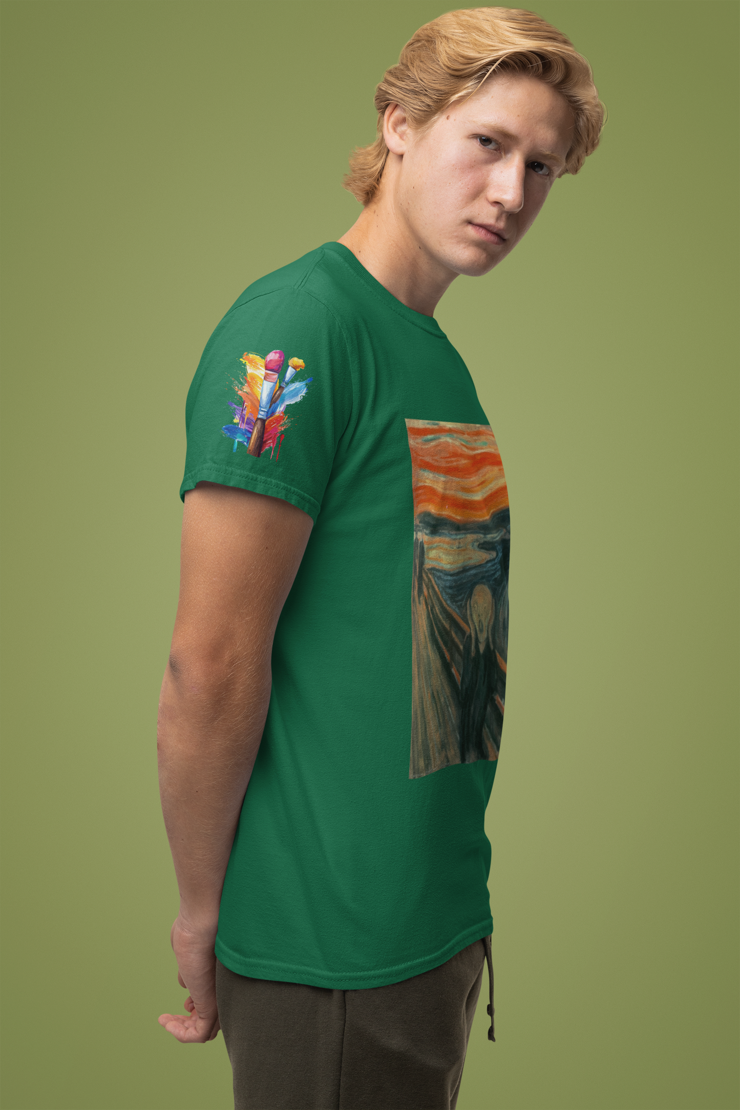 The Scream Art T-Shirt – Edvard Munch Expressionist Masterpiece Graphic Tee