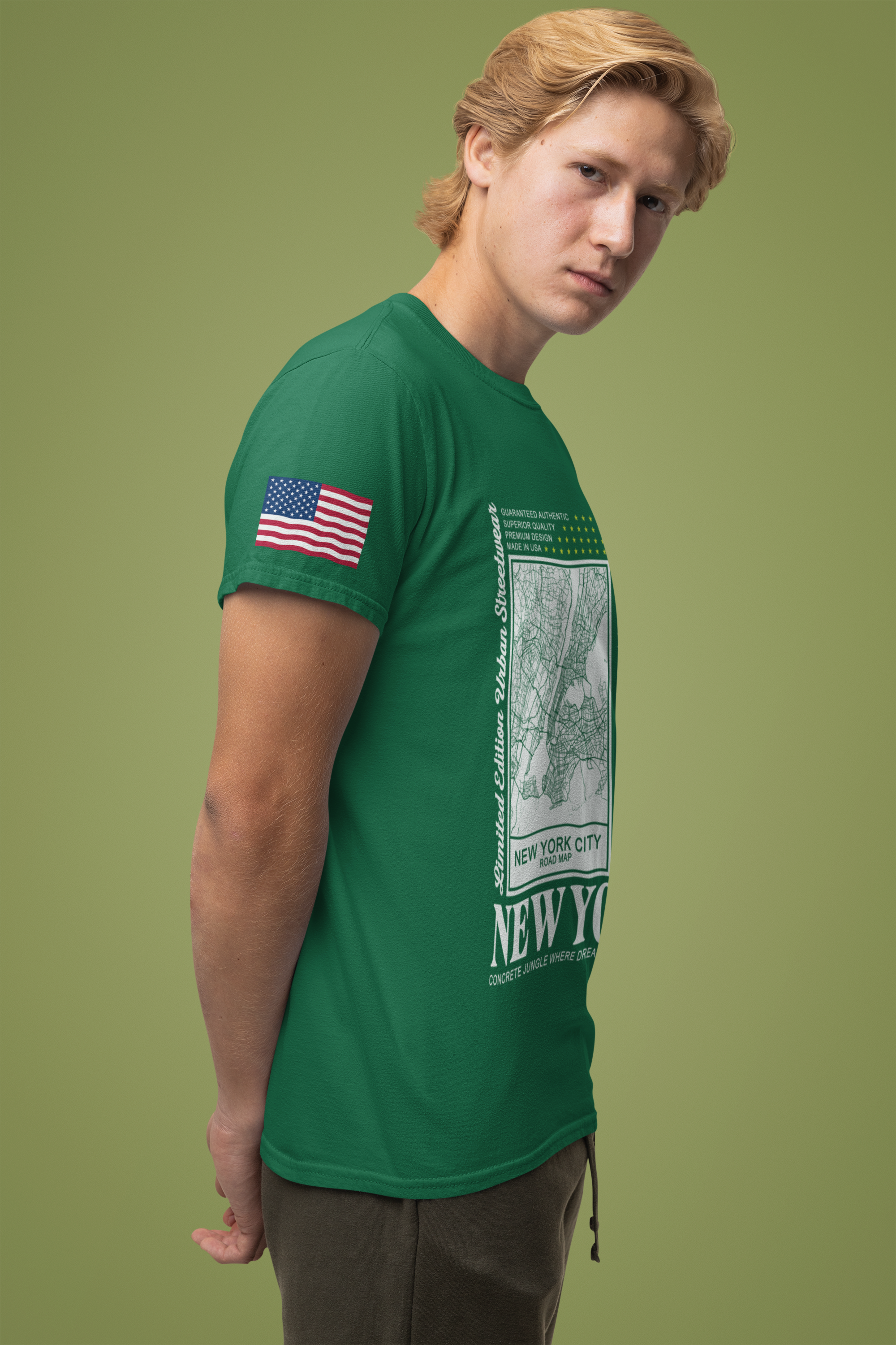 New York City Road Map T-Shirt - Limited Edition Urban Streetwear NYC Map Design