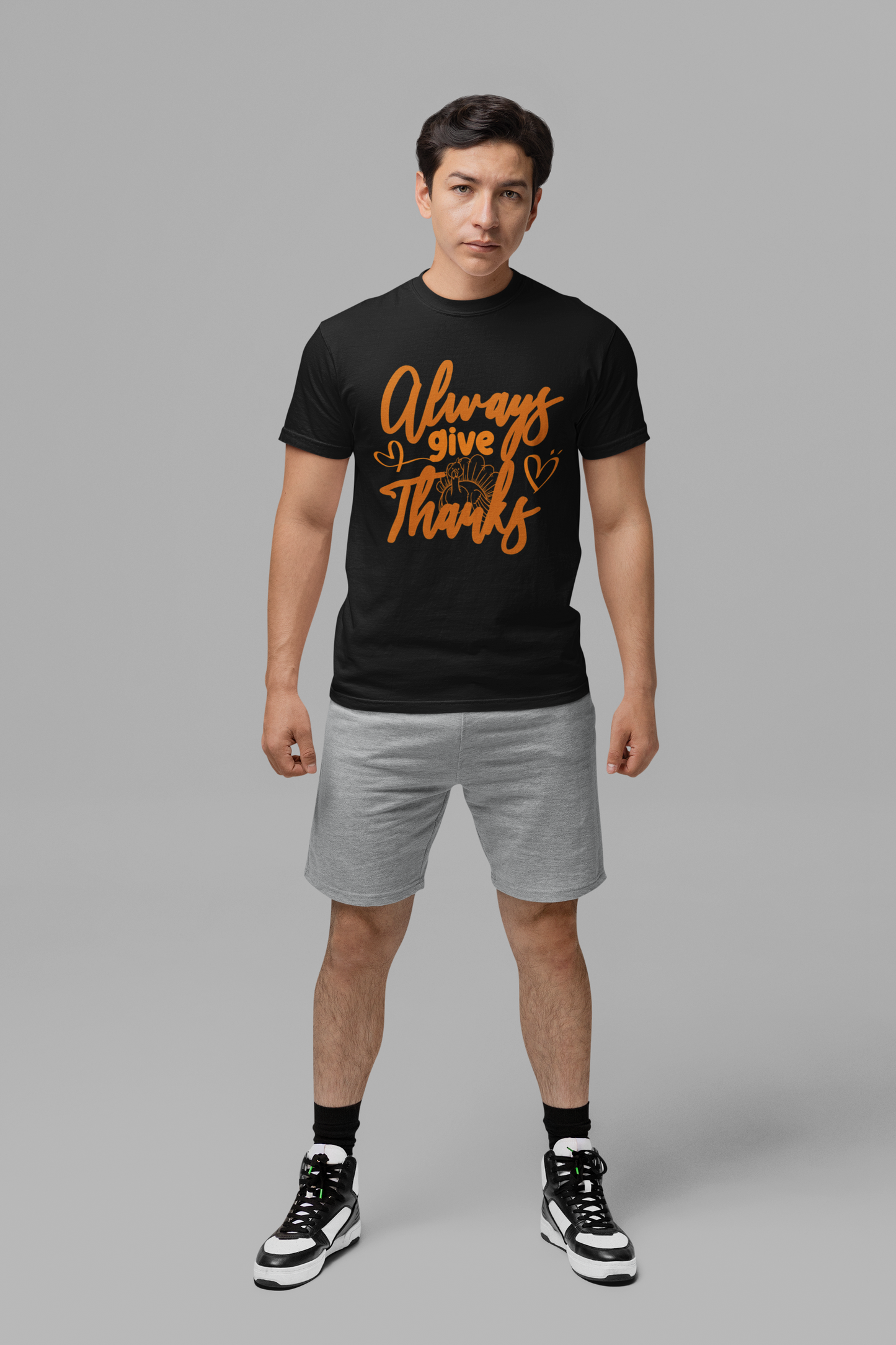 Always Give Thanks Turkey T-Shirt