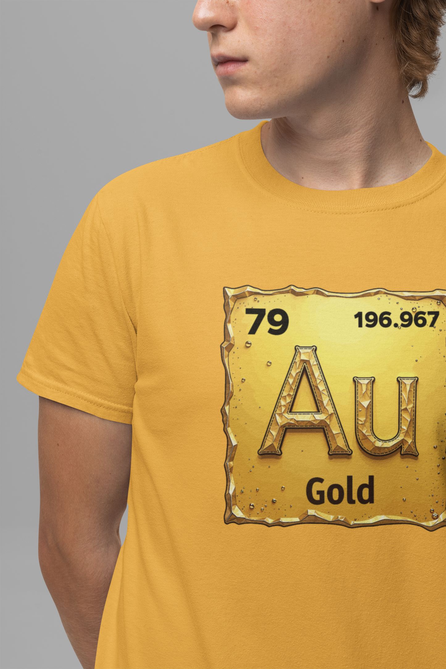 Gold Because I’m Worth It Tee, Science Glam Shirt, Chemistry Humor Tee, Periodic Table Graphic Top, Self Worth Gift