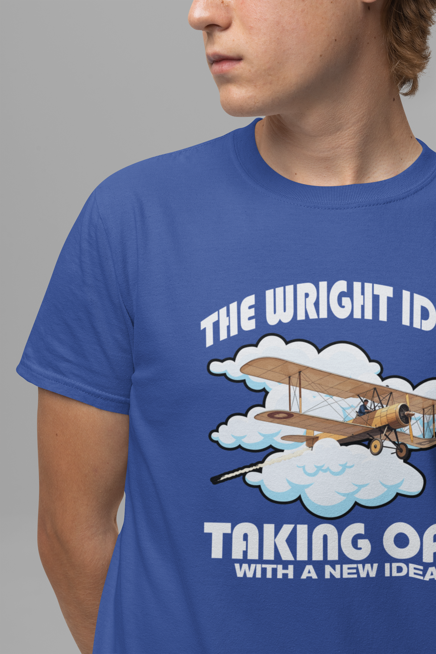 The Wright Idea Tee, Aviation Pioneer Shirt, Flight History Graphic Tee, Air Travel Tribute Top, Genius Mind Gift Shirt