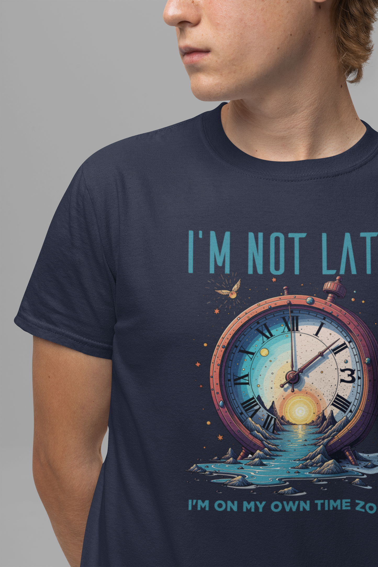 I’m Not Late I’m On My Own Time Zone Tee, Funny Punctuality Shirt, Personal Clock Humor Tee, Fashionably Late Top, Schedule Rebel Gift