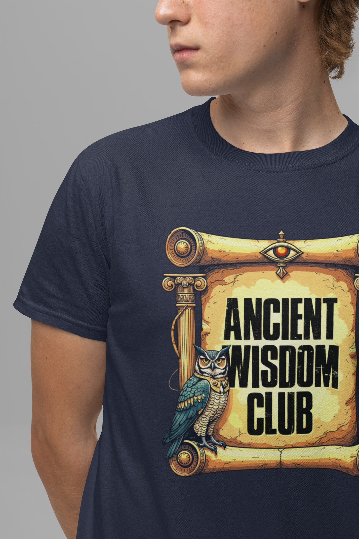 Ancient Wisdom Club Tee, History Knowledge Shirt, Classic Thinkers Graphic Tee, Timeless Insight Top, Philosophy Fan Gift