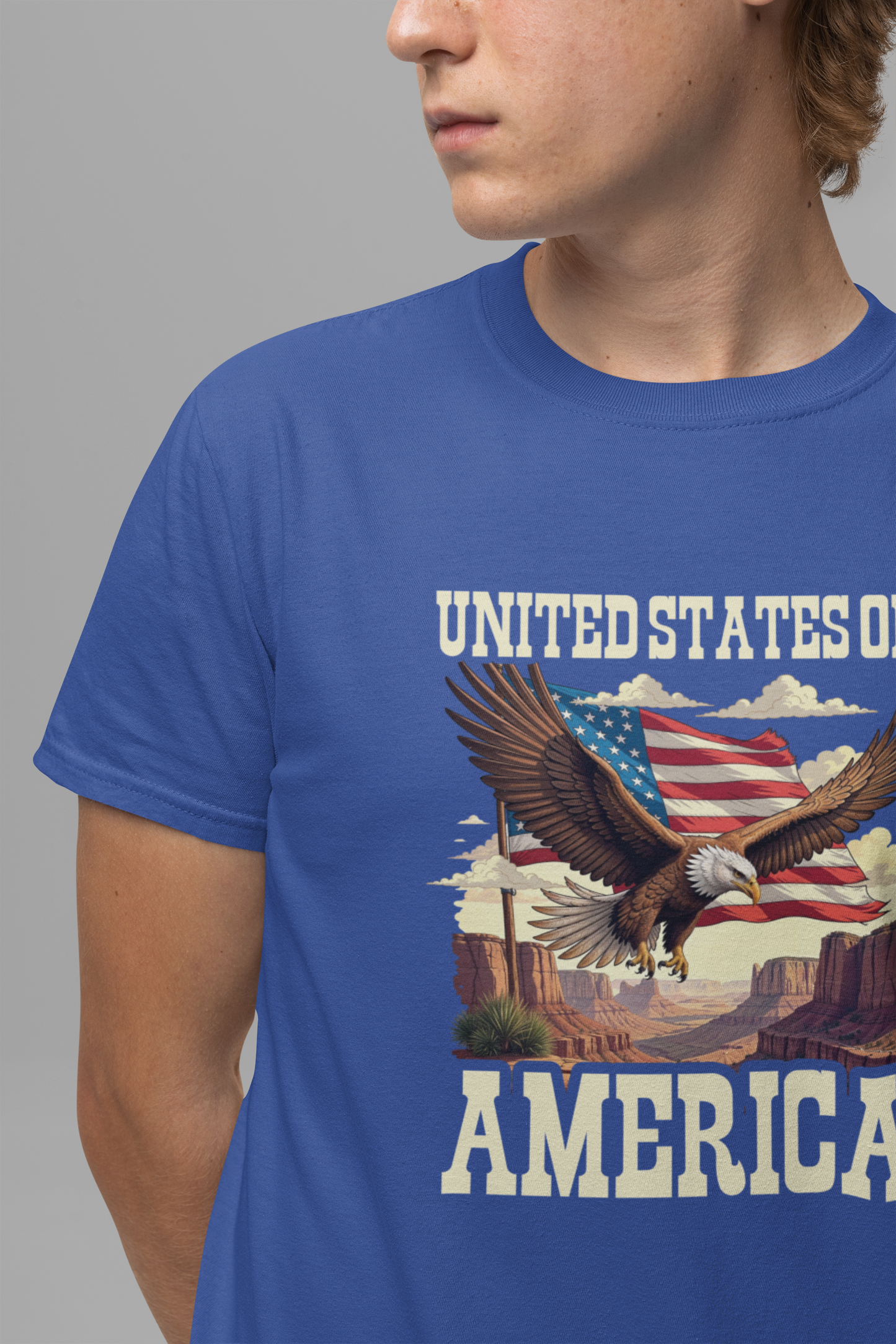 Stars Stripes Strength Shirt Patriotic USA Graphic Tee for Americans Who Stand Boldly in Their Love for Country Liberty and Unity