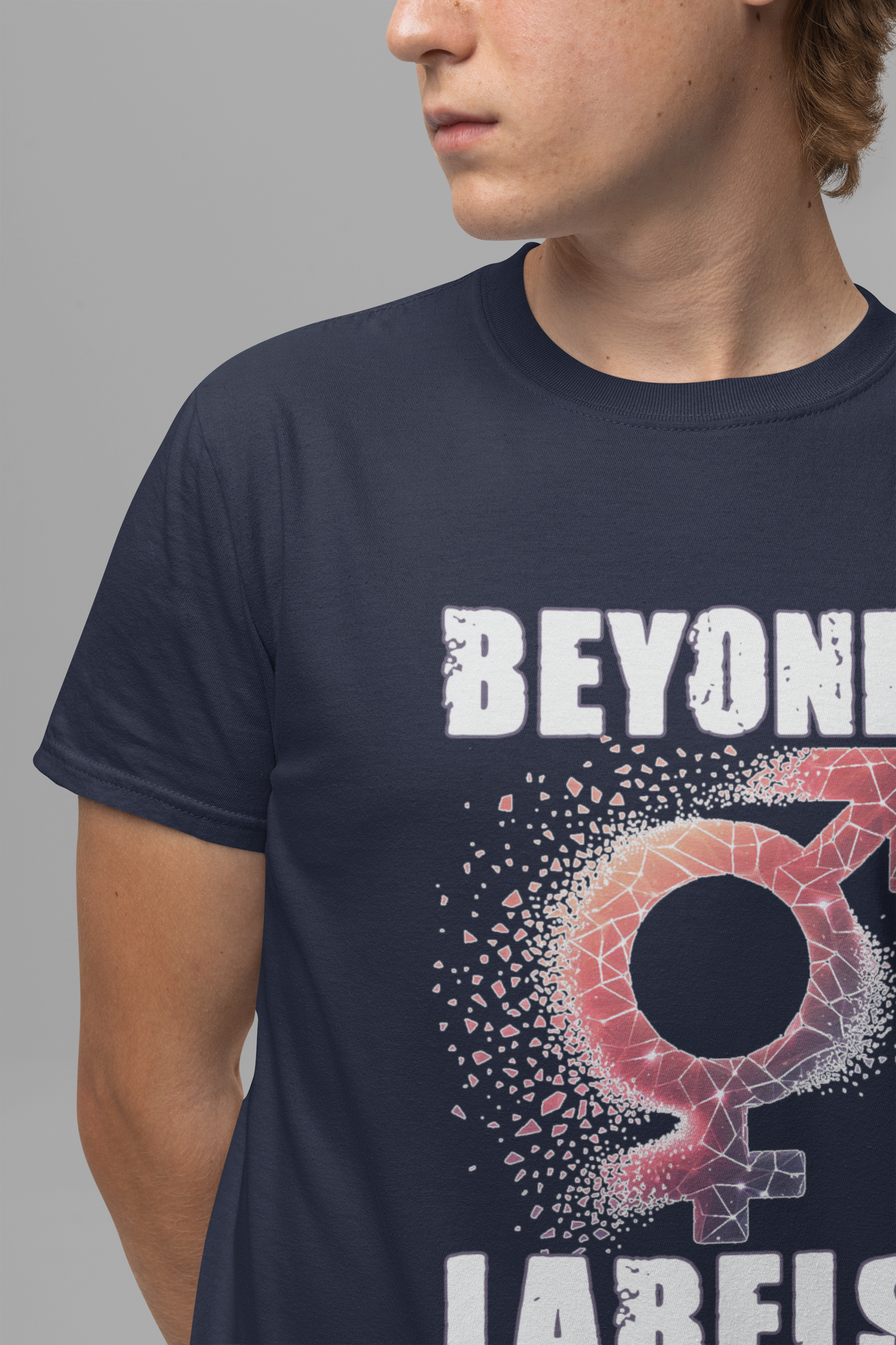 Breaking The Binary Shirt, Pride Beyond Labels Tee, Gender Inclusive T Shirt, LGBTQ Affirmation Apparel, Queer Identity Graphic Top