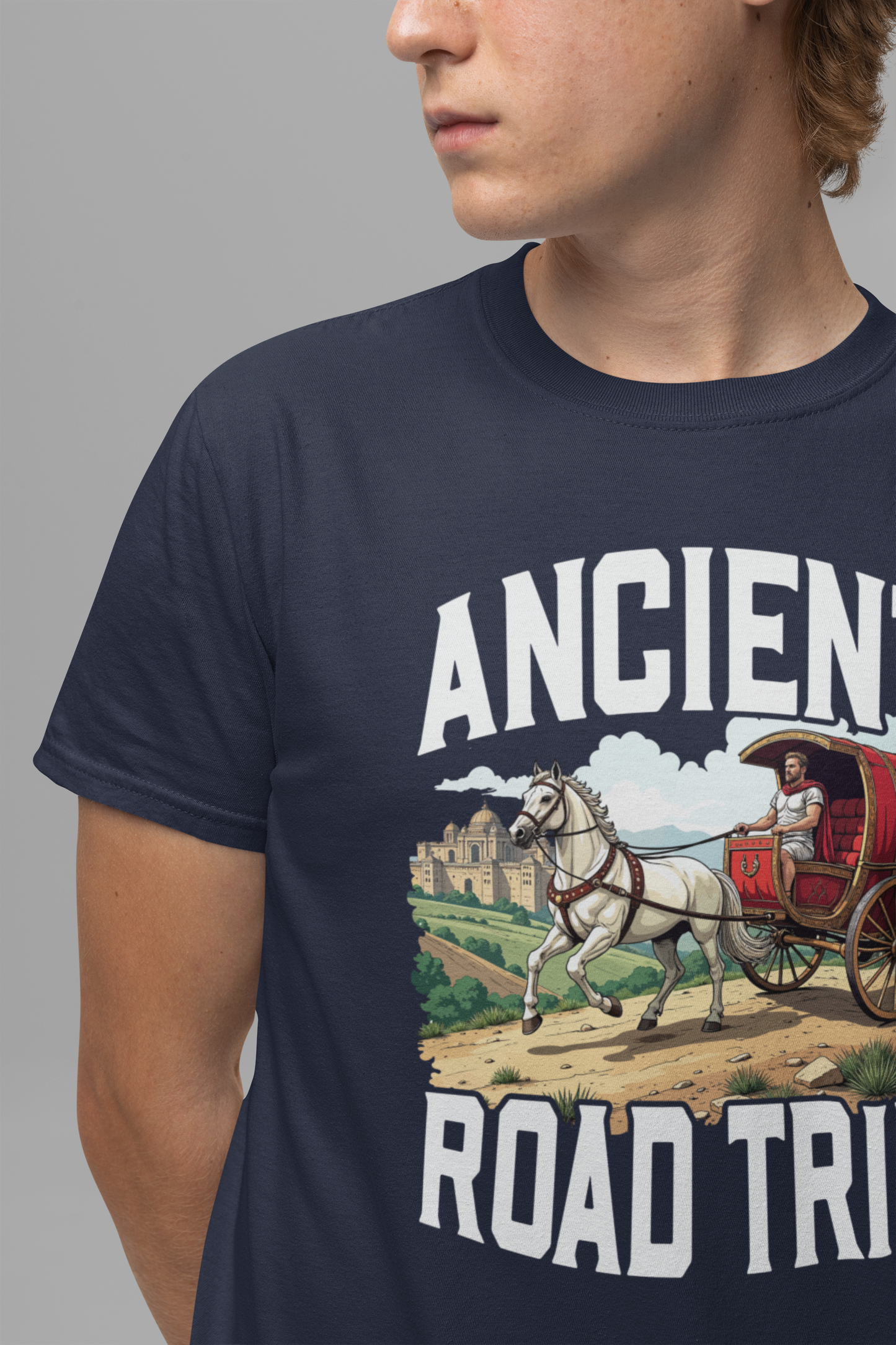 Ancient Road Trip Tee, History Explorer Shirt, Archaeology Adventure Top, Cultural Heritage Graphic, Travel Through Time Gift
