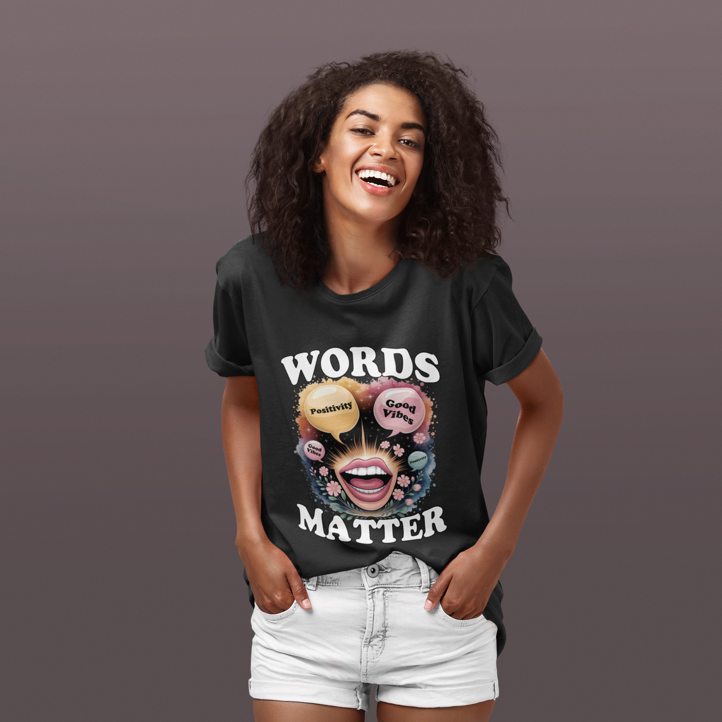 Words Matter Positive Energy T-Shirt