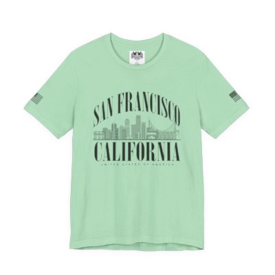 San Francisco California T-Shirt – Arched Skyline United States of America Graphic Tee