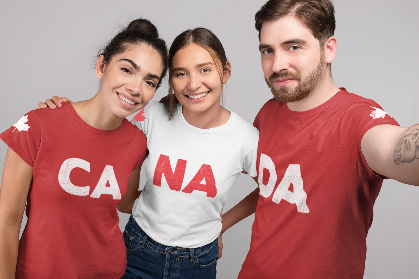 Canada Trio Maple Split Classic - DA T-Shirt Set