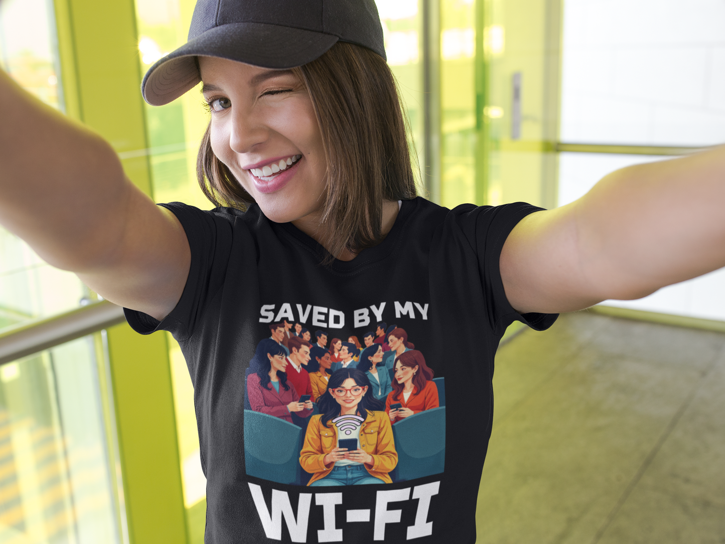 Wi Fi Over Human Connection Tee for Introverts Who Prefer Signal Strength, Streaming Peace, and the Comfort of Quiet Disconnect