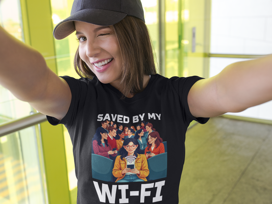Wi Fi Over Human Connection Tee for Introverts Who Prefer Signal Strength, Streaming Peace, and the Comfort of Quiet Disconnect