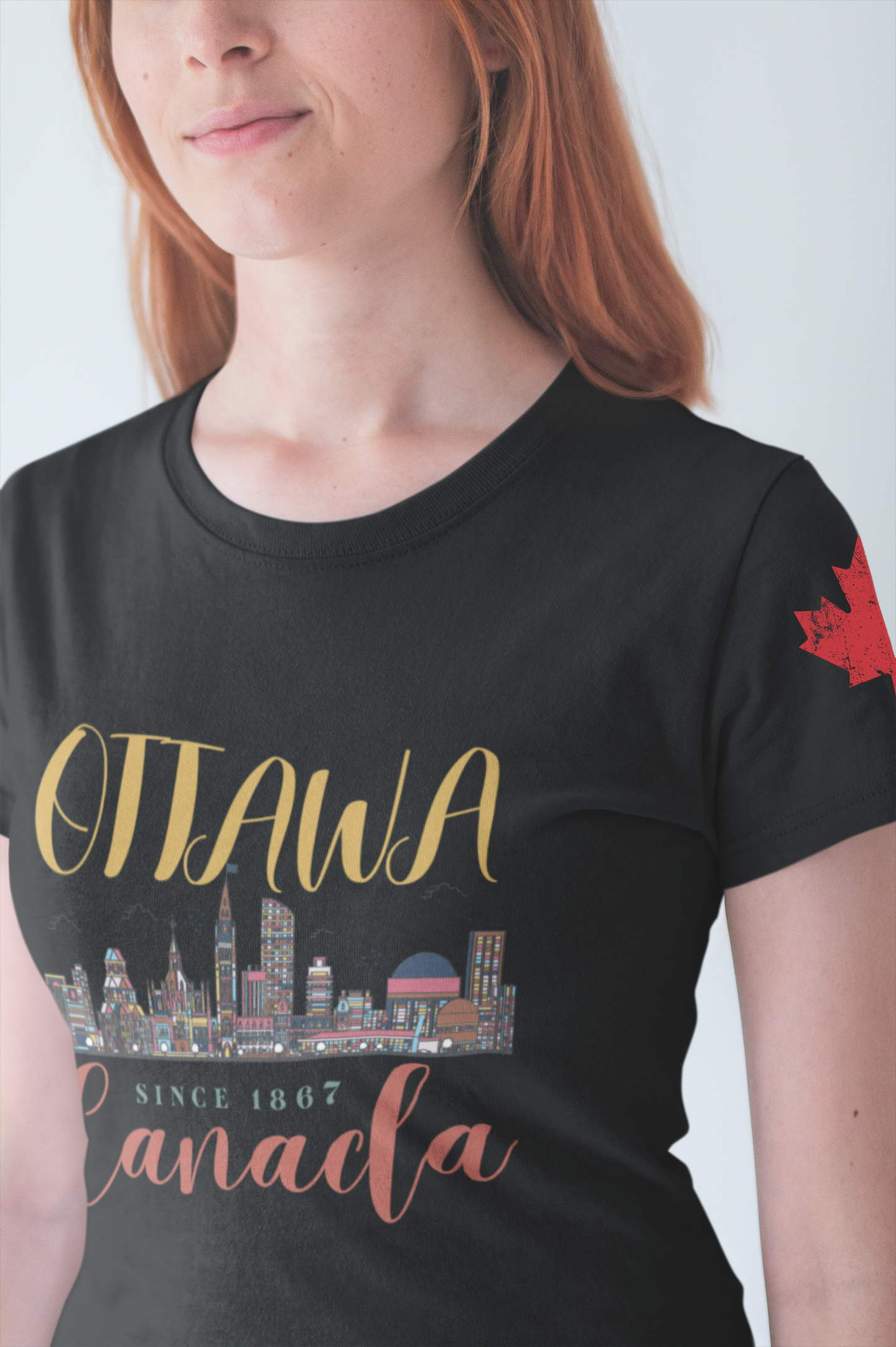 Ottawa Canada Skyline Since 1867 T-Shirt