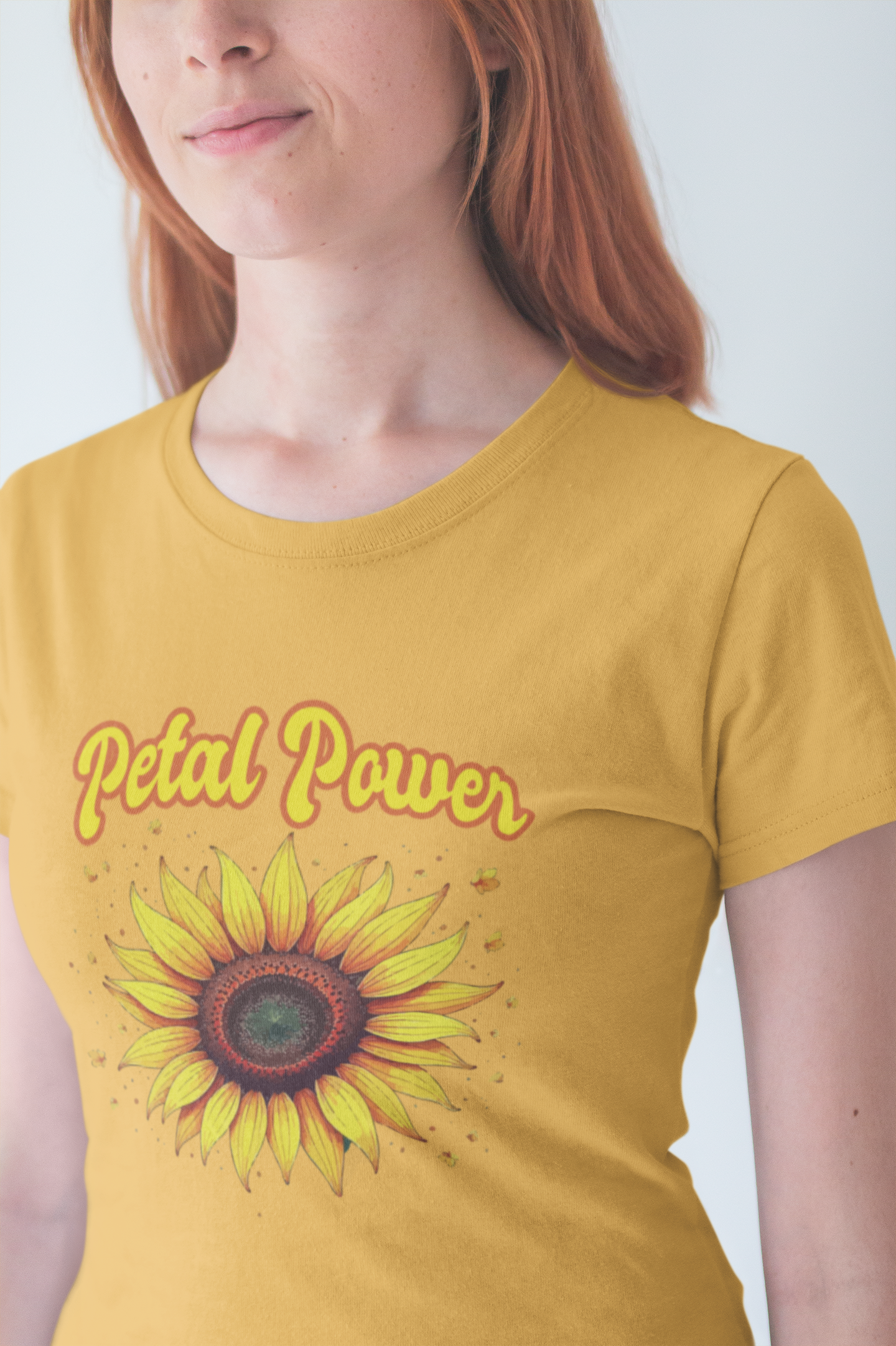 Petal Power Tee, Floral Mood Shirt, Garden Girl Top, Spring Energy Graphic, Nature Strength Gift Tee