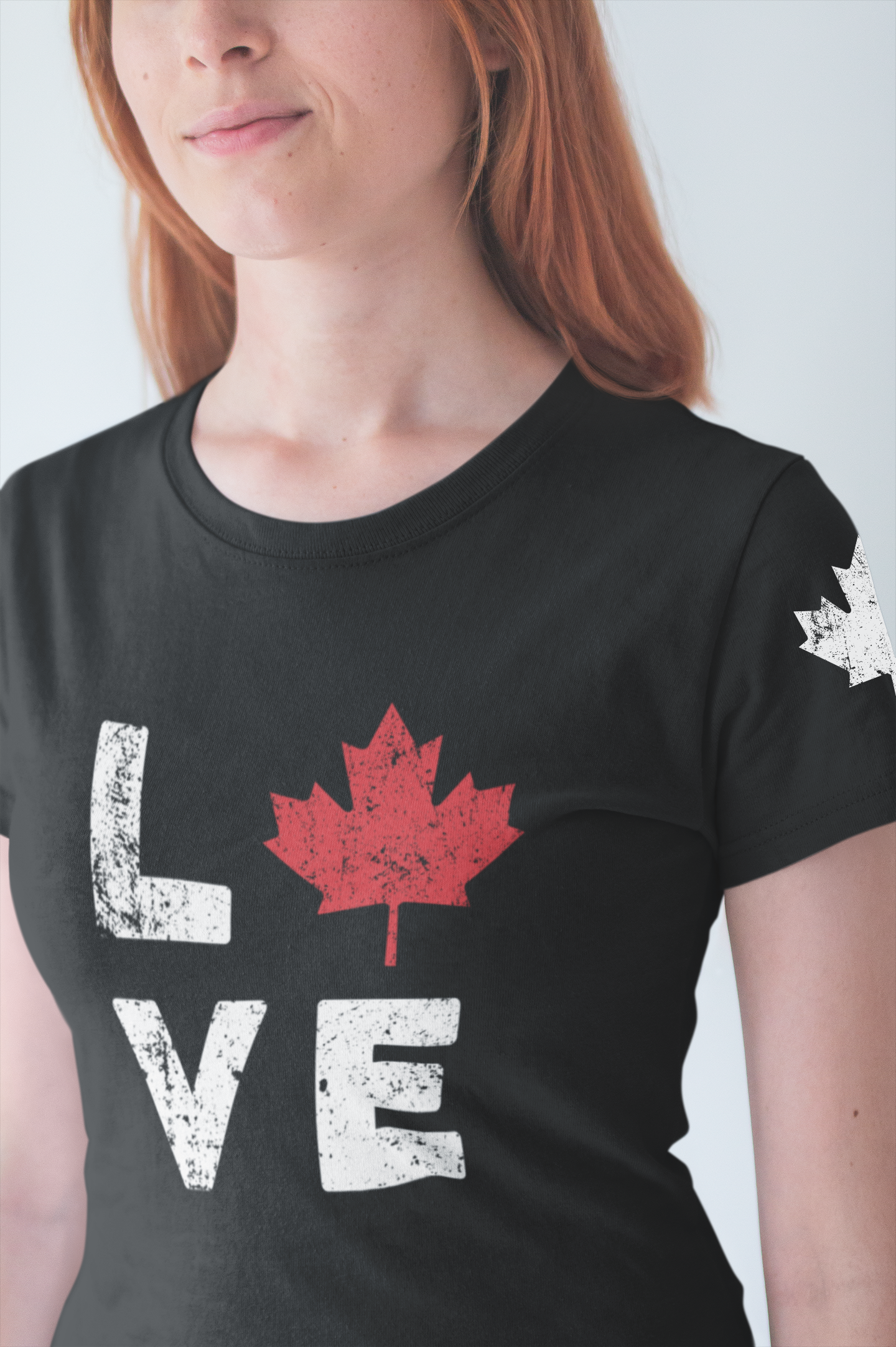 Canada Maple Leaf Love T-Shirt