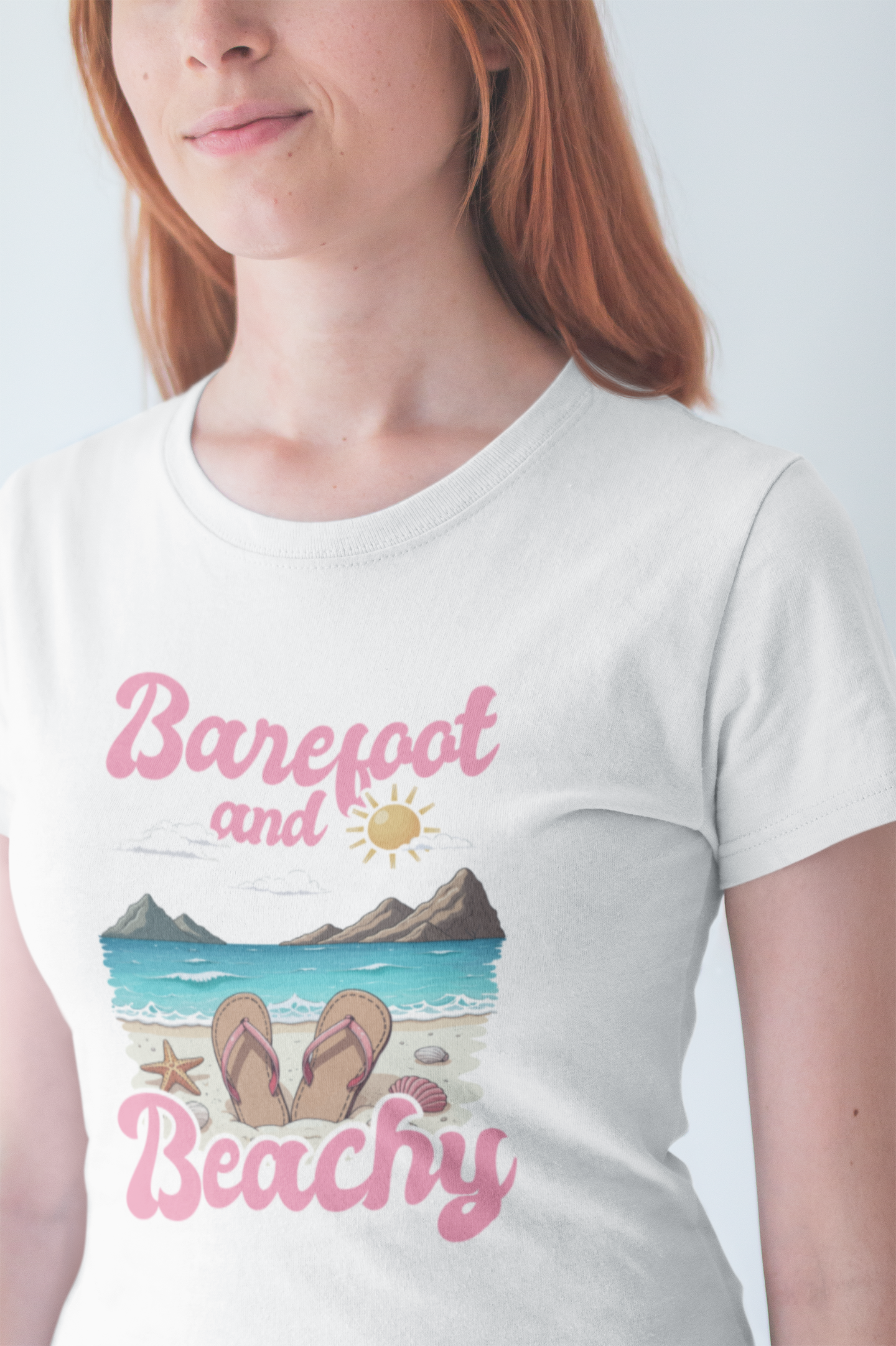 Barefoot and Beachy Coastal Chill T-Shirt