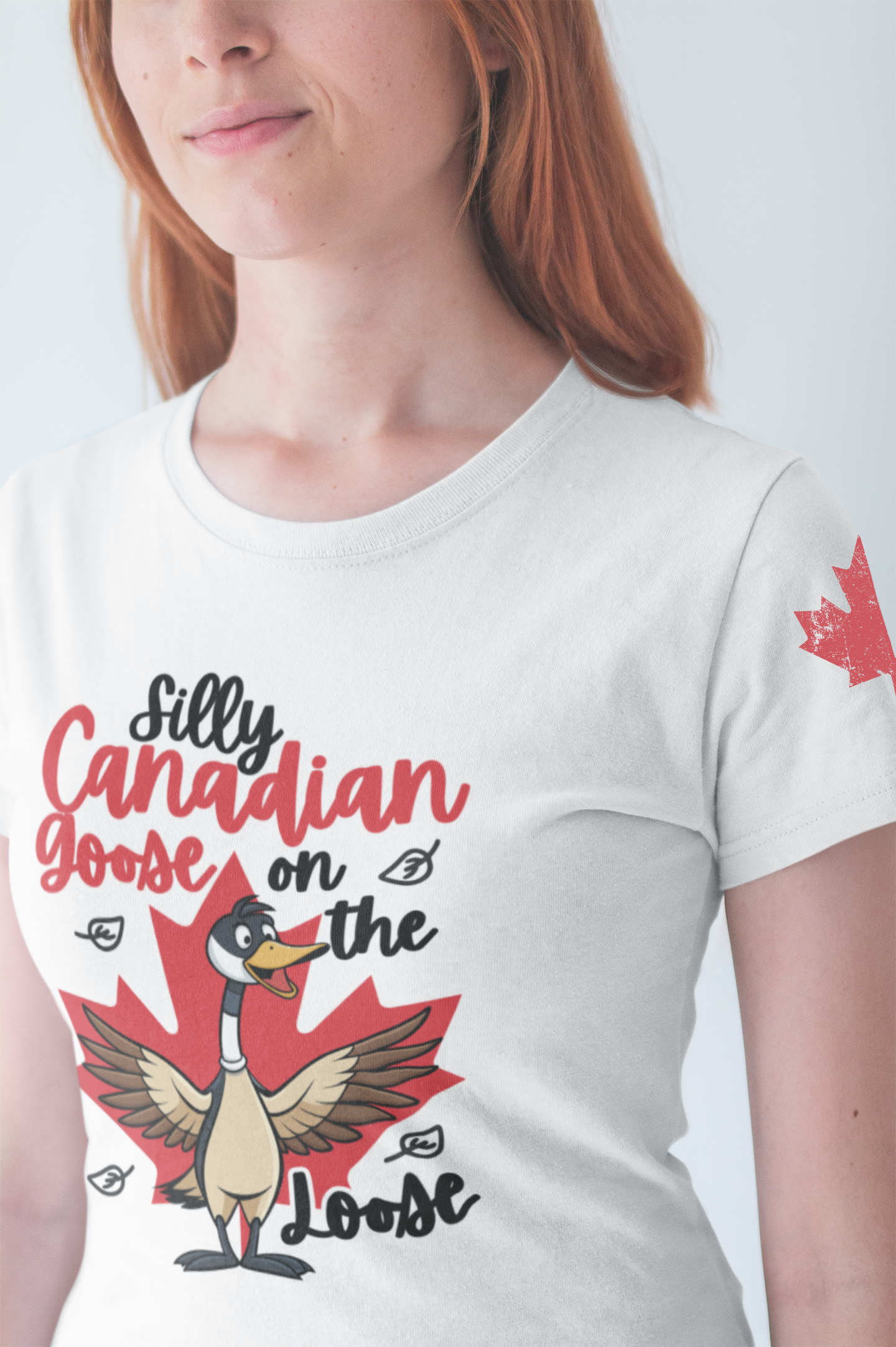 Silly Canadian Goose On the Loose T-Shirt