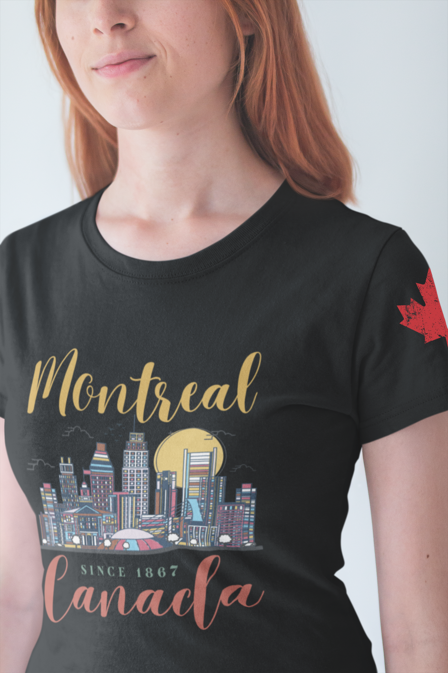 Montreal Skyline Canada Since 1867 T-Shirt