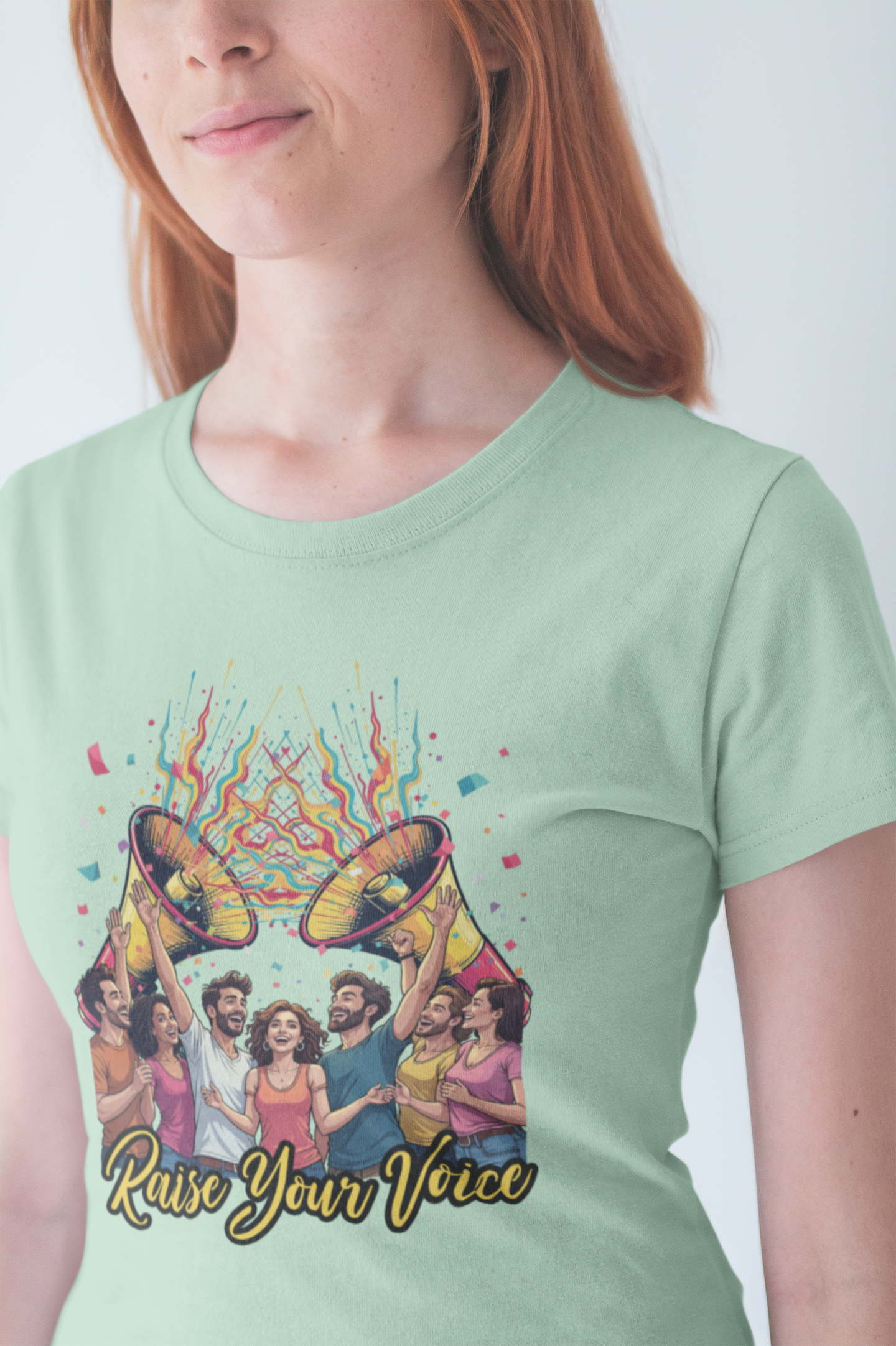 Raise Your Voice Shirt Speak Up Graphic Tee for Advocates Activists and Change Seekers Who Believe in Power Through Action and Awareness