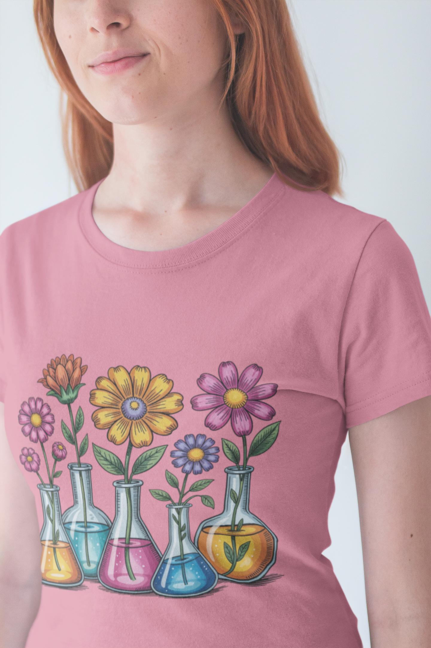 Chemistry Flower Power Shirt – Botanical Science Graphic Tee