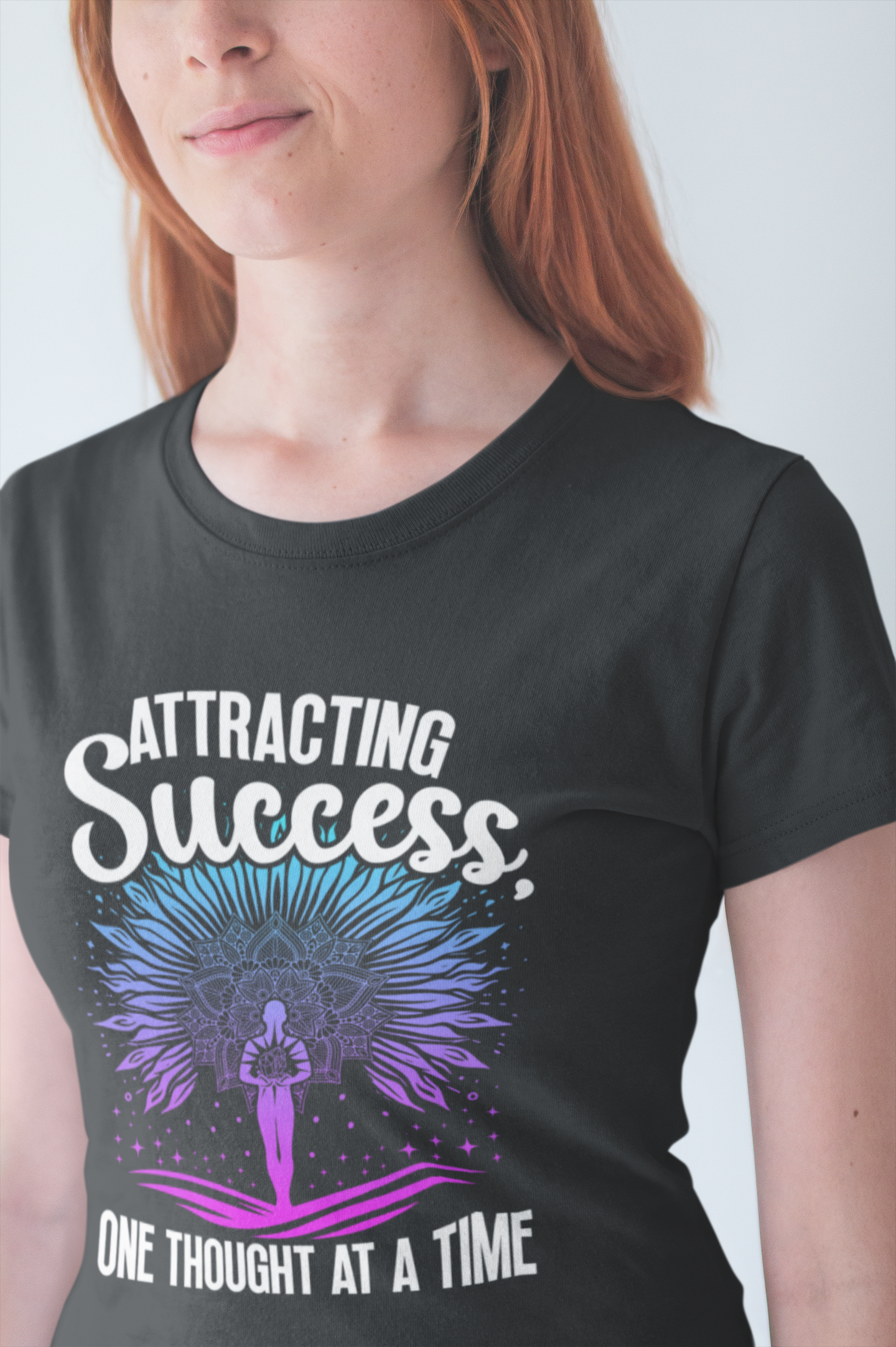 Stay Positive Manifest Abundance Shirt, Spiritual Glow Anime Tee, High Vibe Mindset T Shirt, Energetic Manifestation Apparel, Uplifting Graphic Top