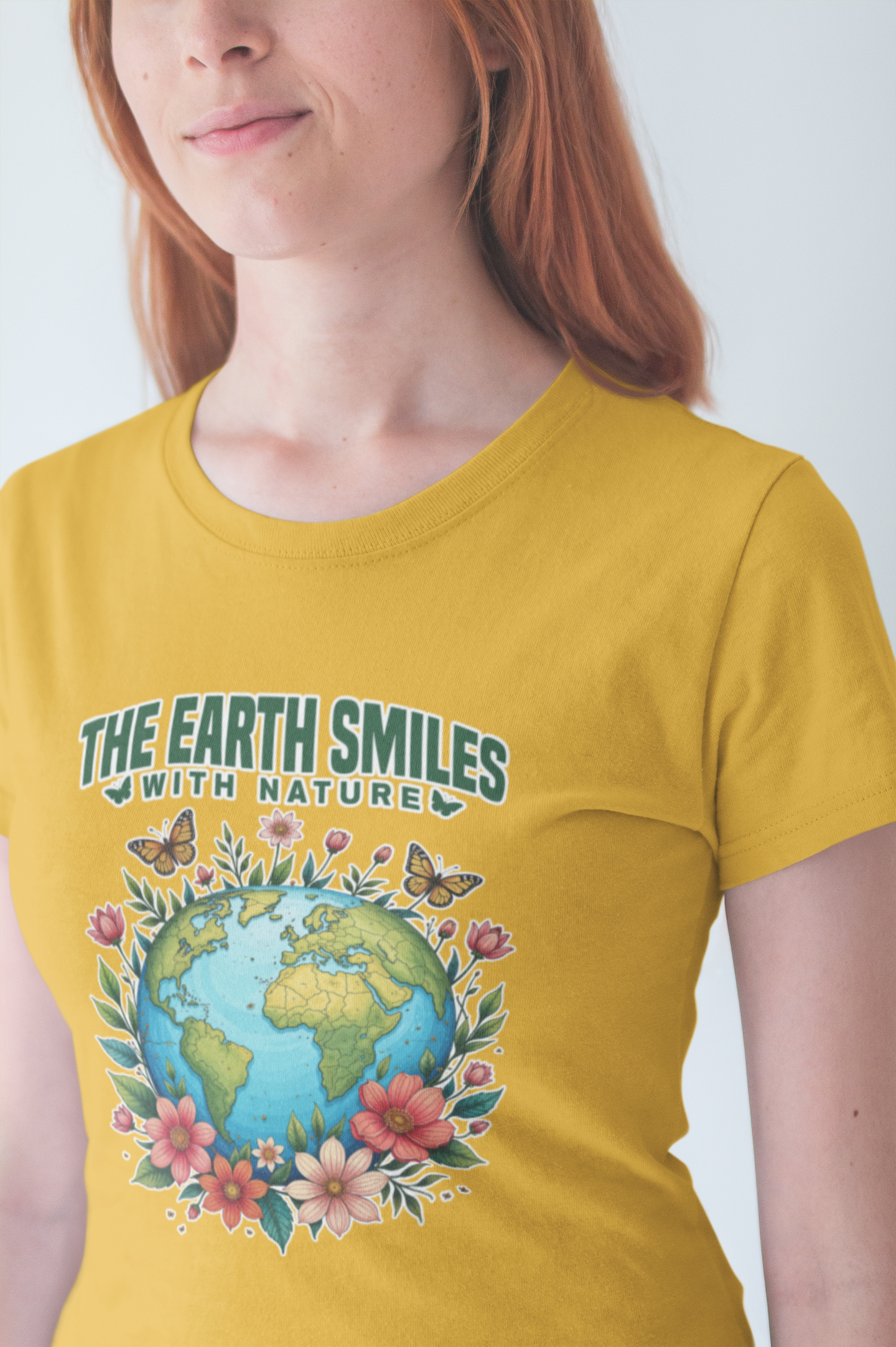 The Earth Smiles In Flowers Shirt, Nature Inspired Floral Tee, Earth Day Garden T Shirt, Botanical Art Apparel, Bloom With Nature Top