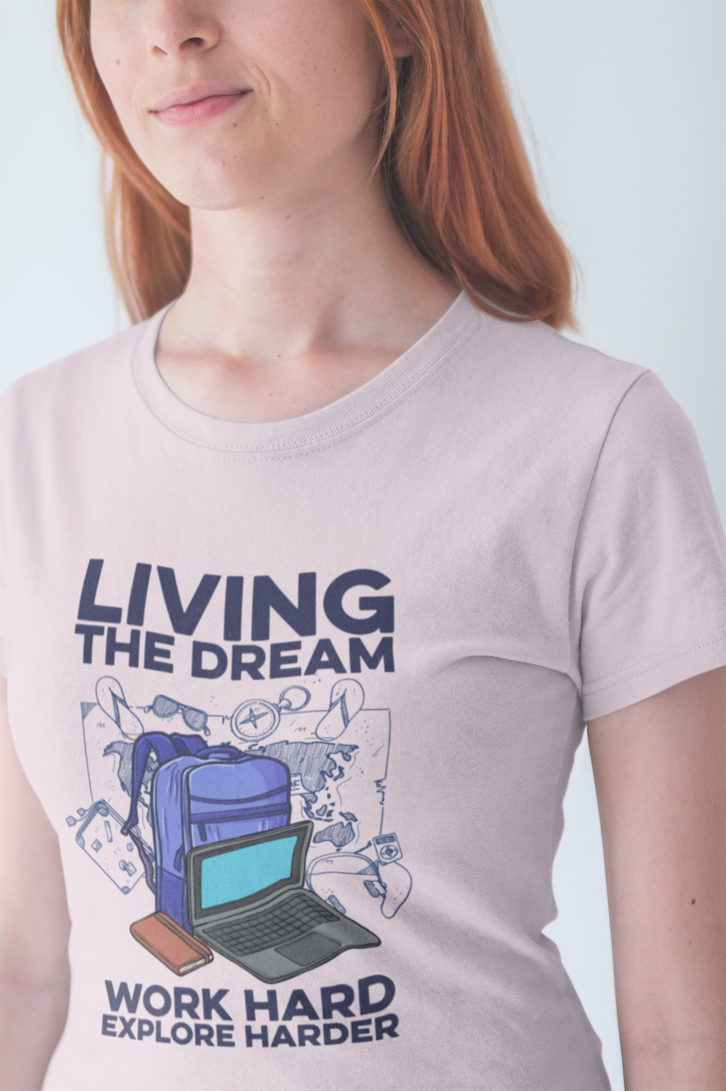 Living the Dream   Official Graphic Statement Tee for Bold Minds, Modern Thinkers, and Everyday Expression Everywhere